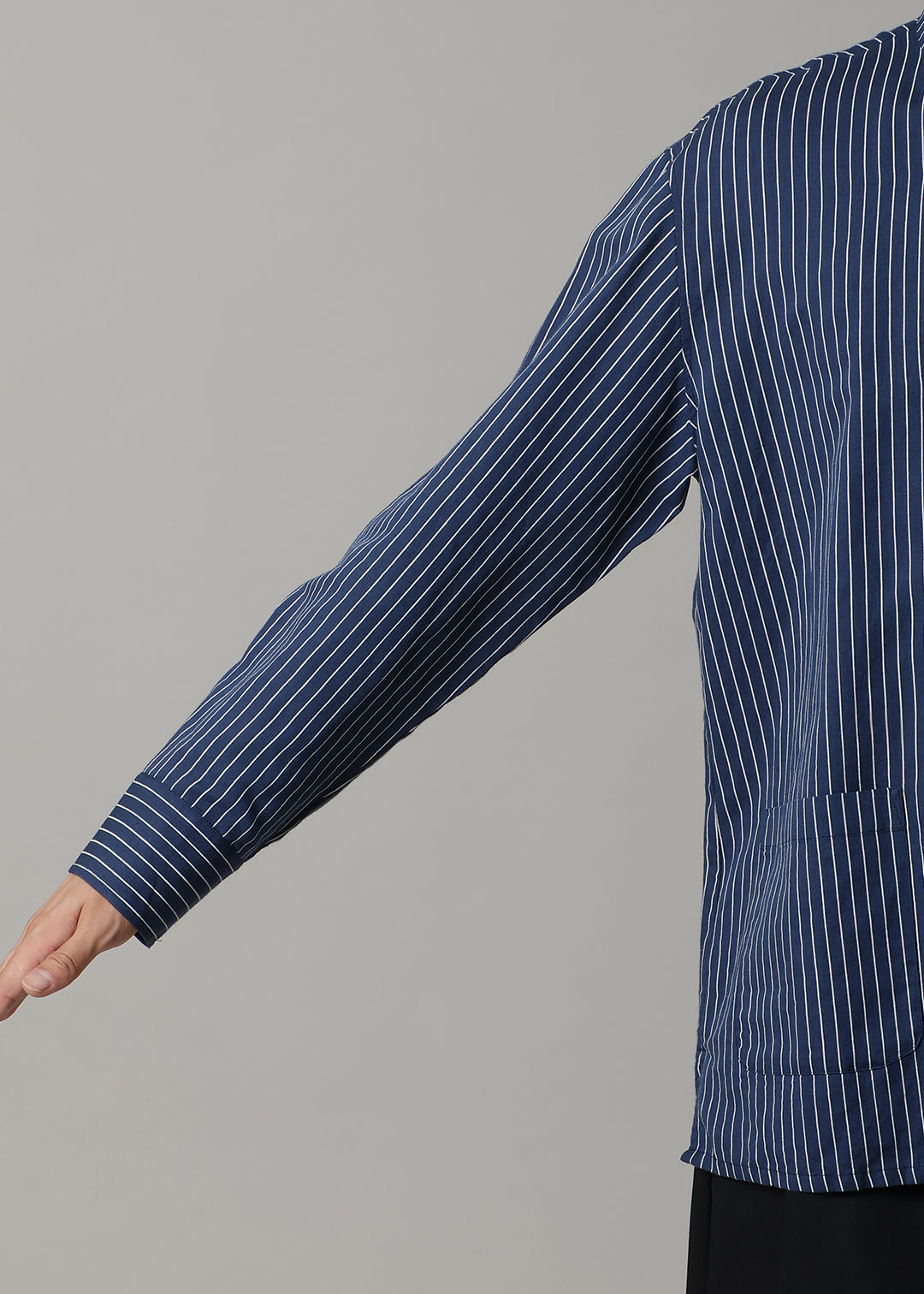 Xing Pintuck China Shirt L/C stripe