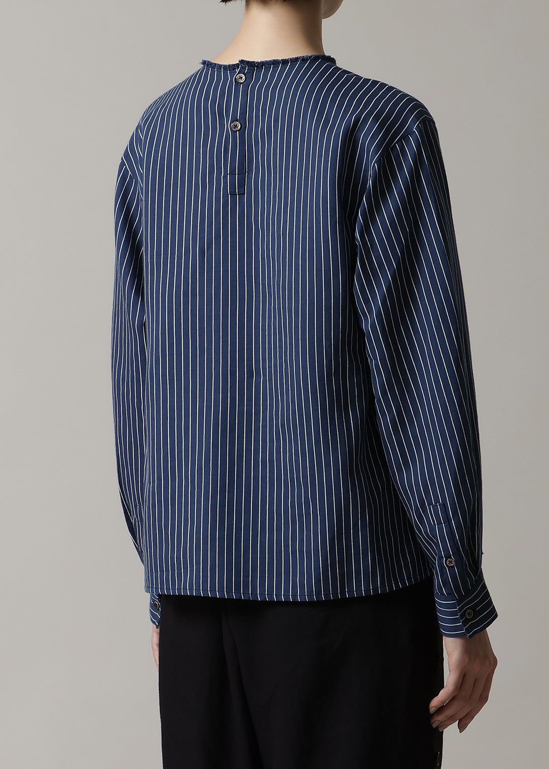 Yui Front Knotted Tops L/C stripe