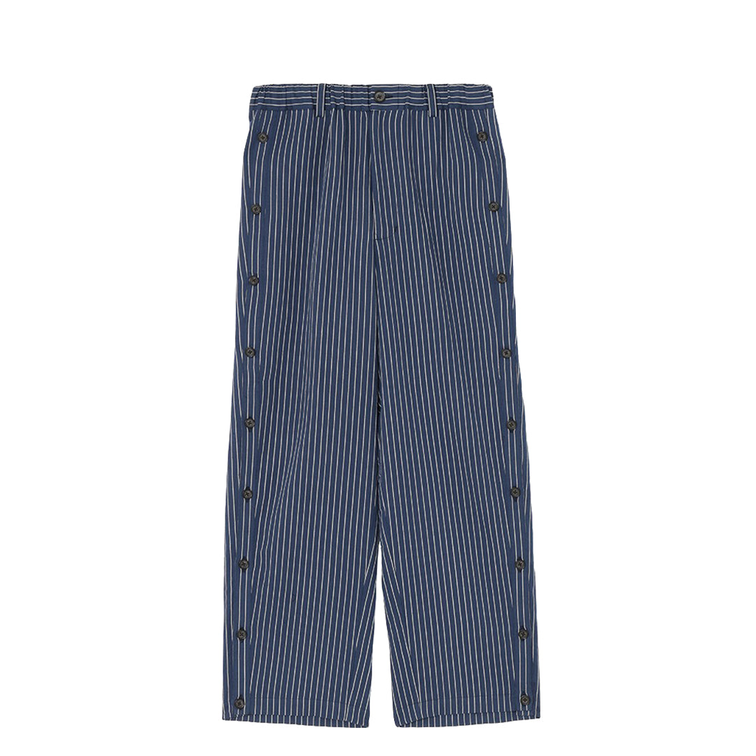 Xing Side Button Pants L/C stripe