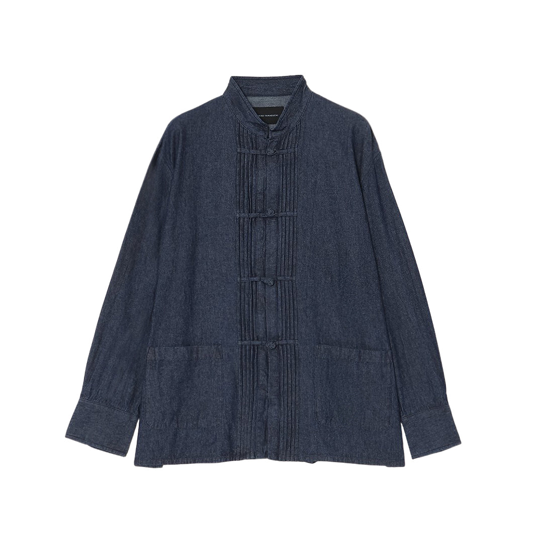 Xing Pintuck China Shirt Denim