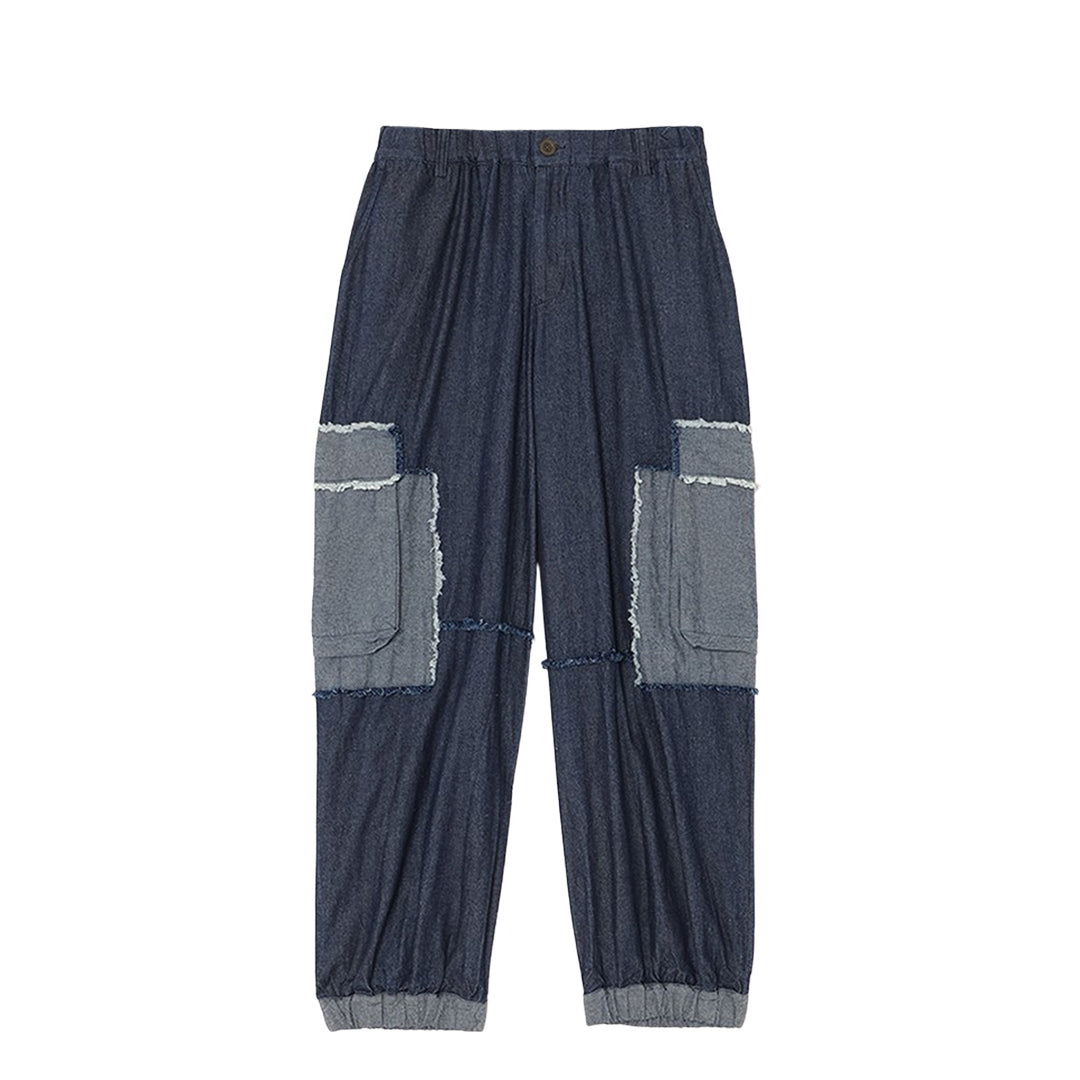 Play Patchwork Pocket Pants Denim