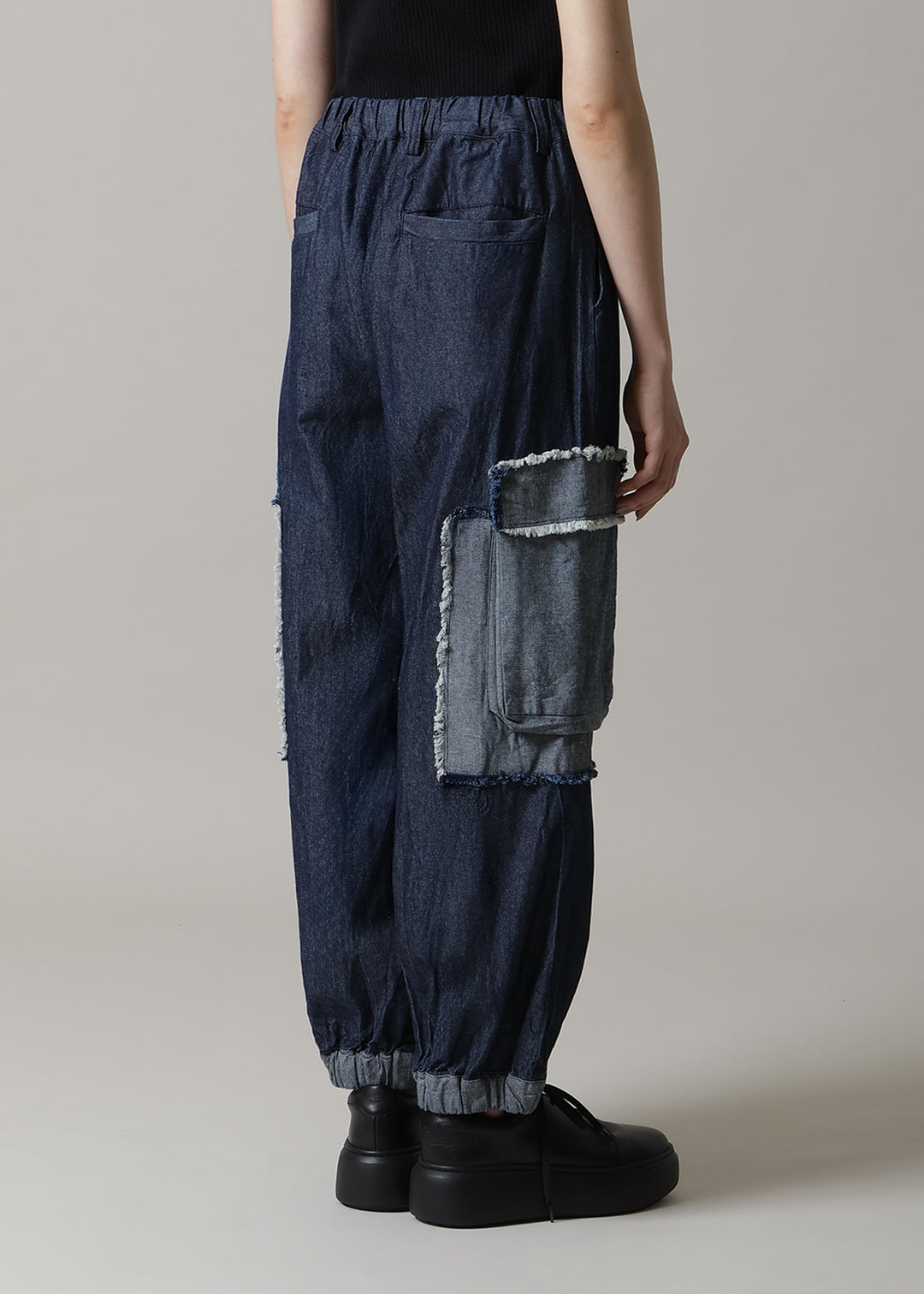 Play Patchwork Pocket Pants Denim