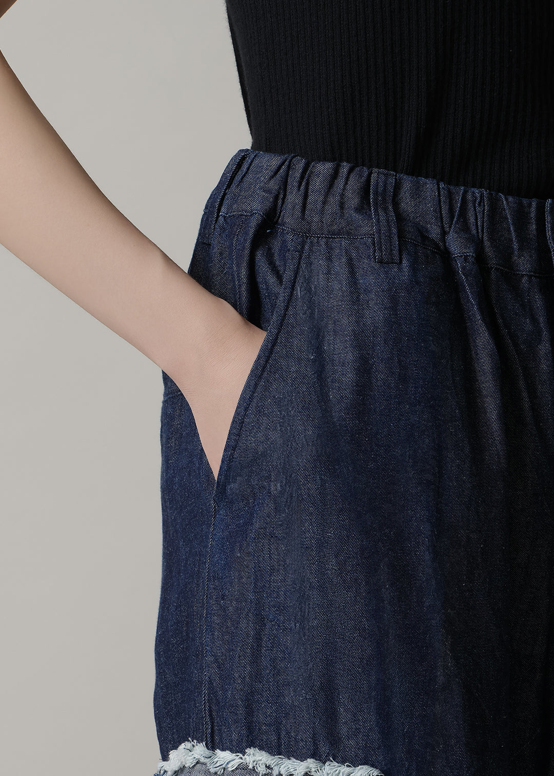 Play Patchwork Pocket Pants Denim