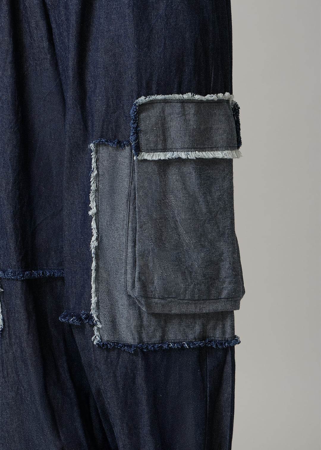 Play Patchwork Pocket Pants Denim