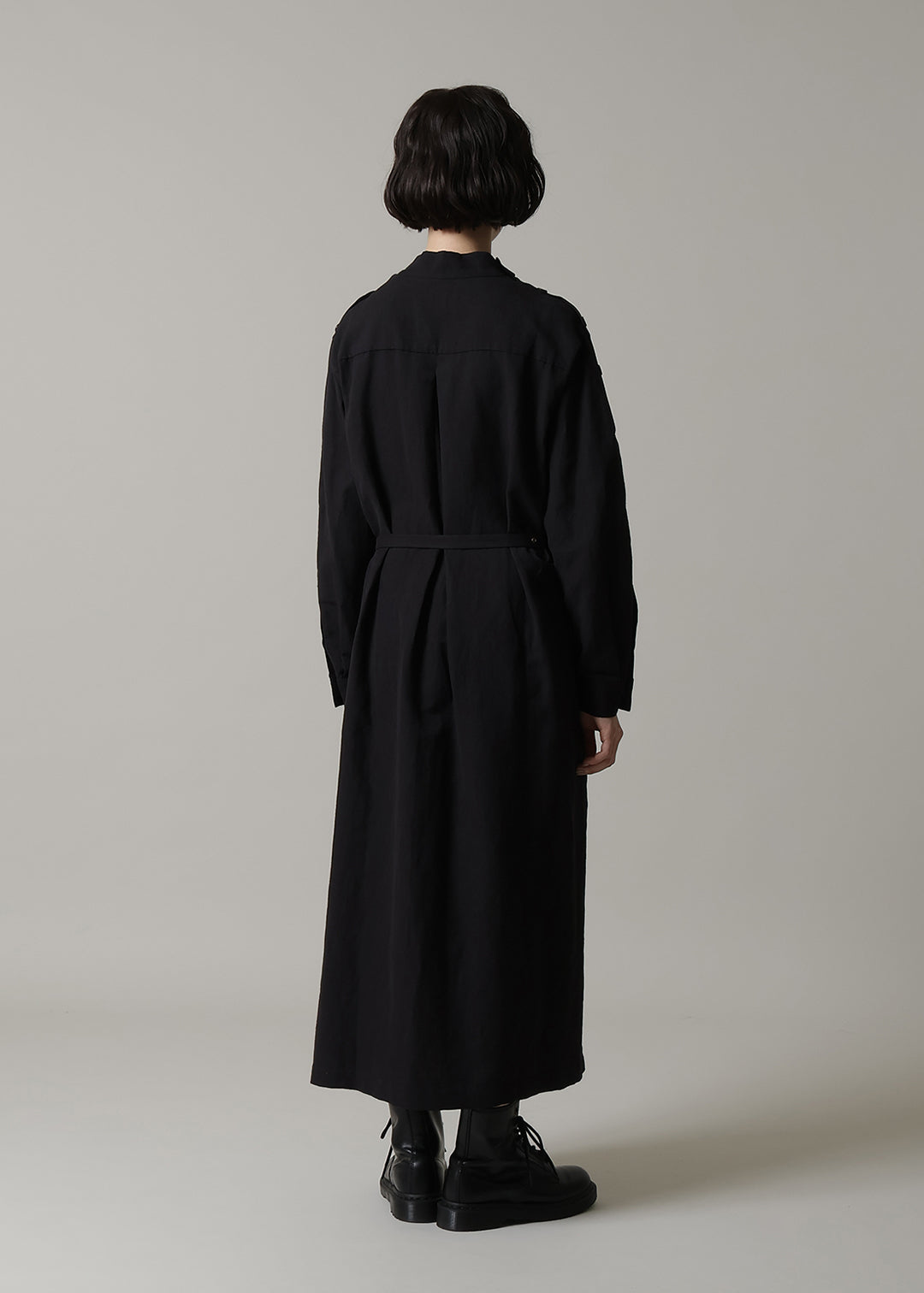 Xing Side Button OP Linen Khadi