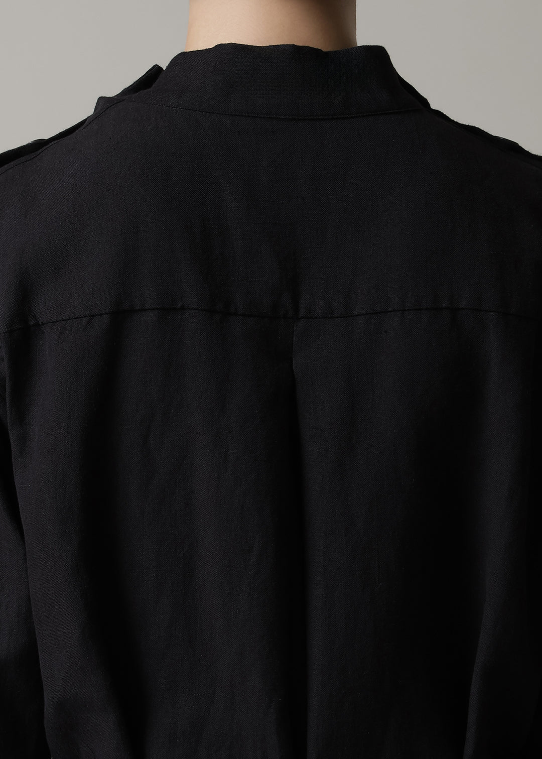 Xing Side Button OP Linen Khadi