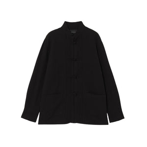 クロッシング ピンタックチャイナシャツ リネンカディ