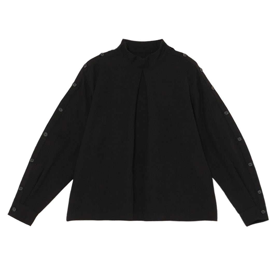 Xing Side Button Tunic Linen Khadi