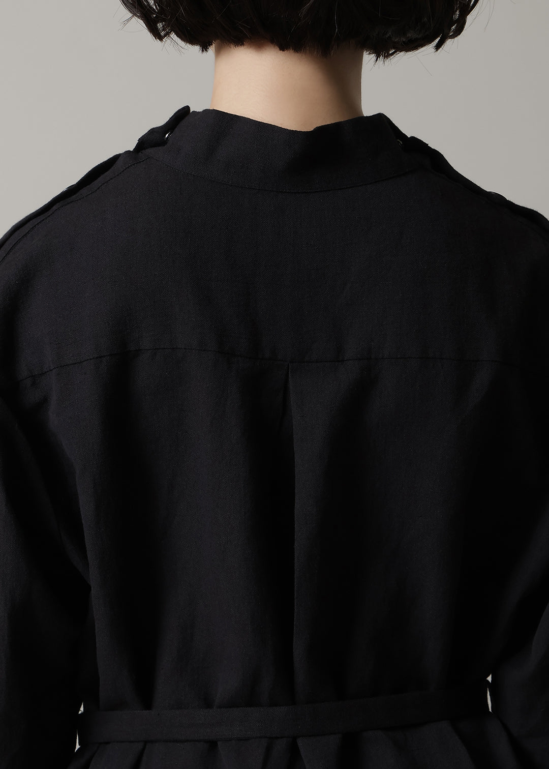 Xing Side Button Tunic Linen Khadi