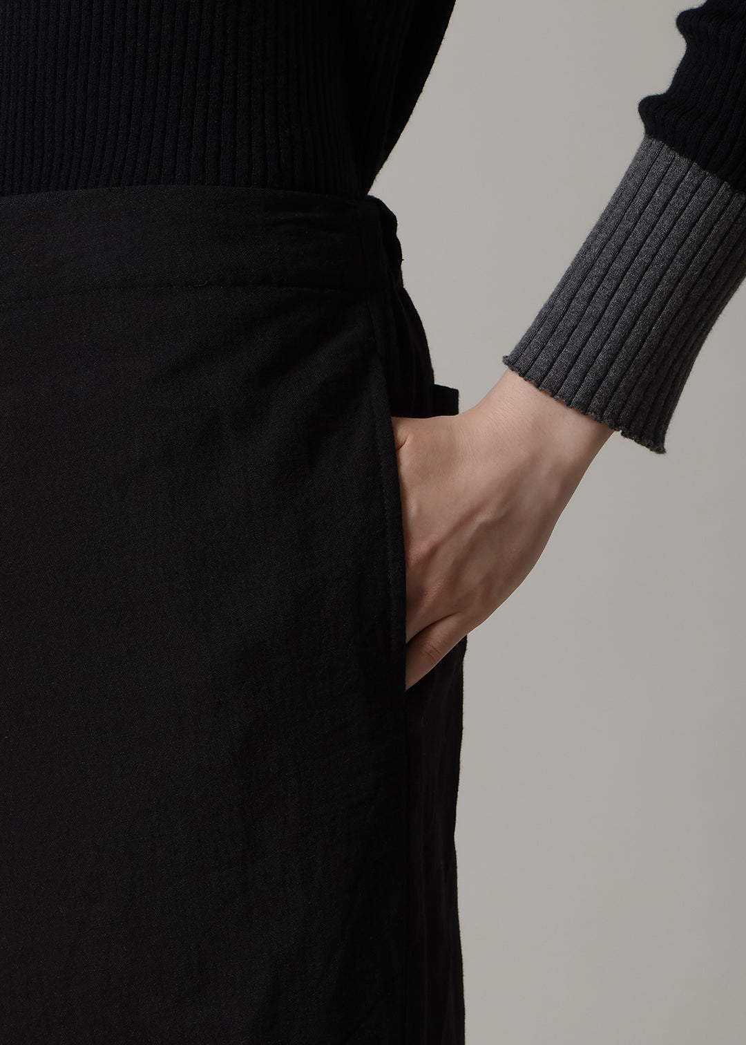 Obi Wrap Pants Linen Khadi