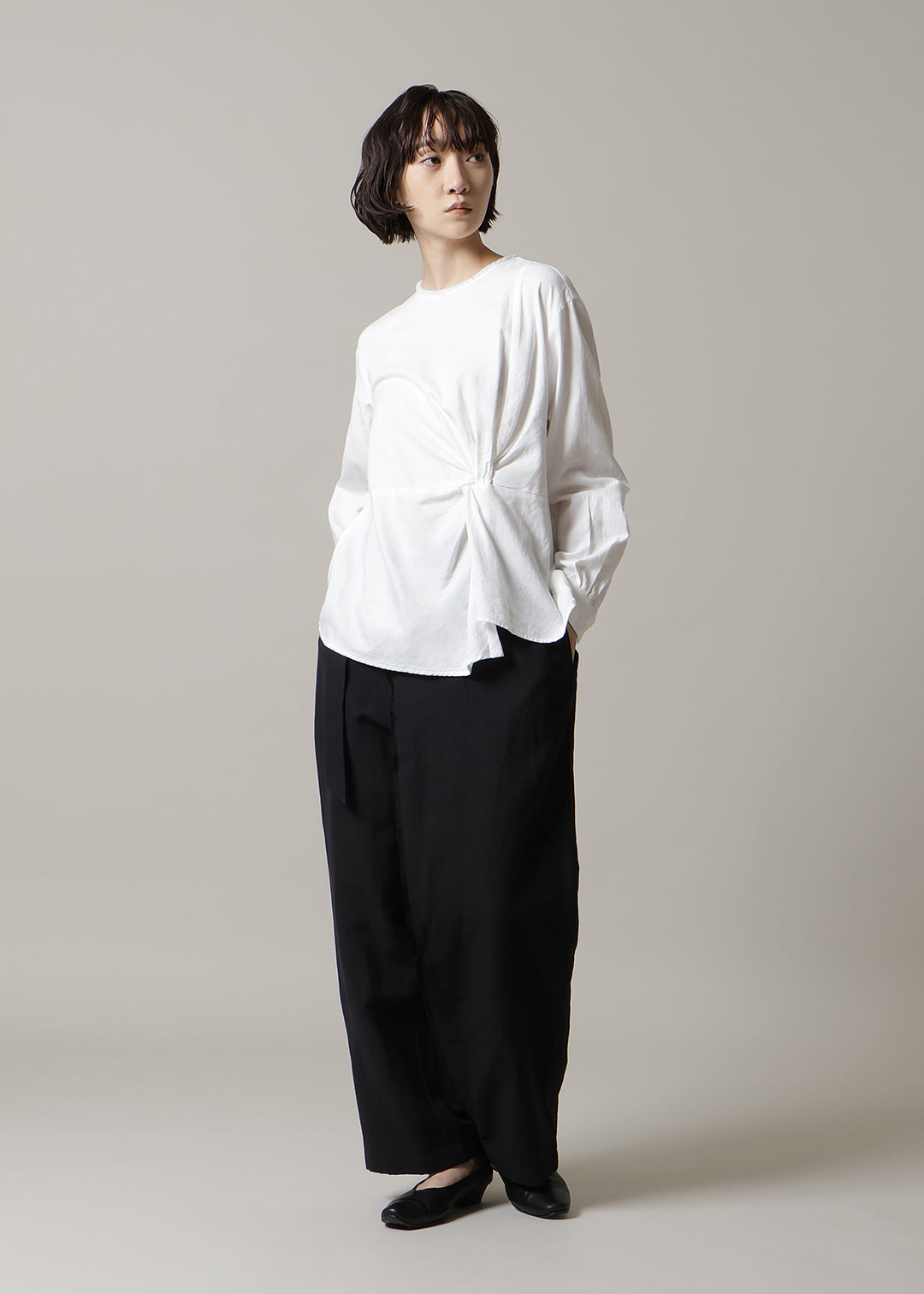 Obi Wrap Pants Linen Khadi