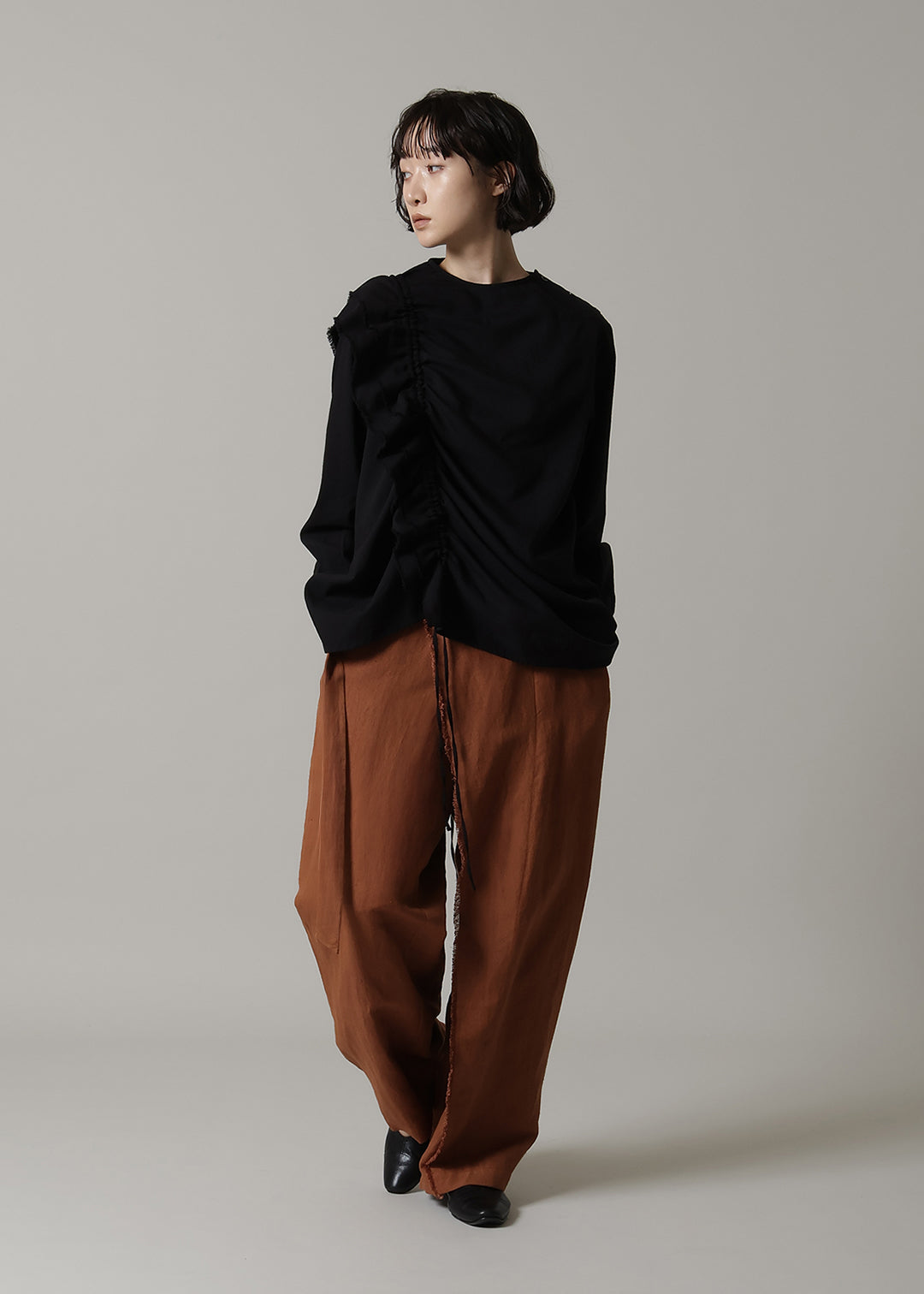 Obi Wrap Pants Linen Khadi
