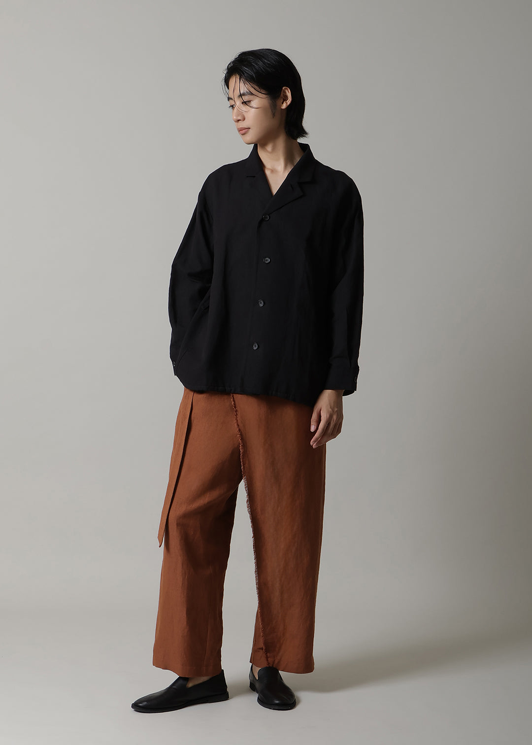 Obi Wrap Pants Linen Khadi