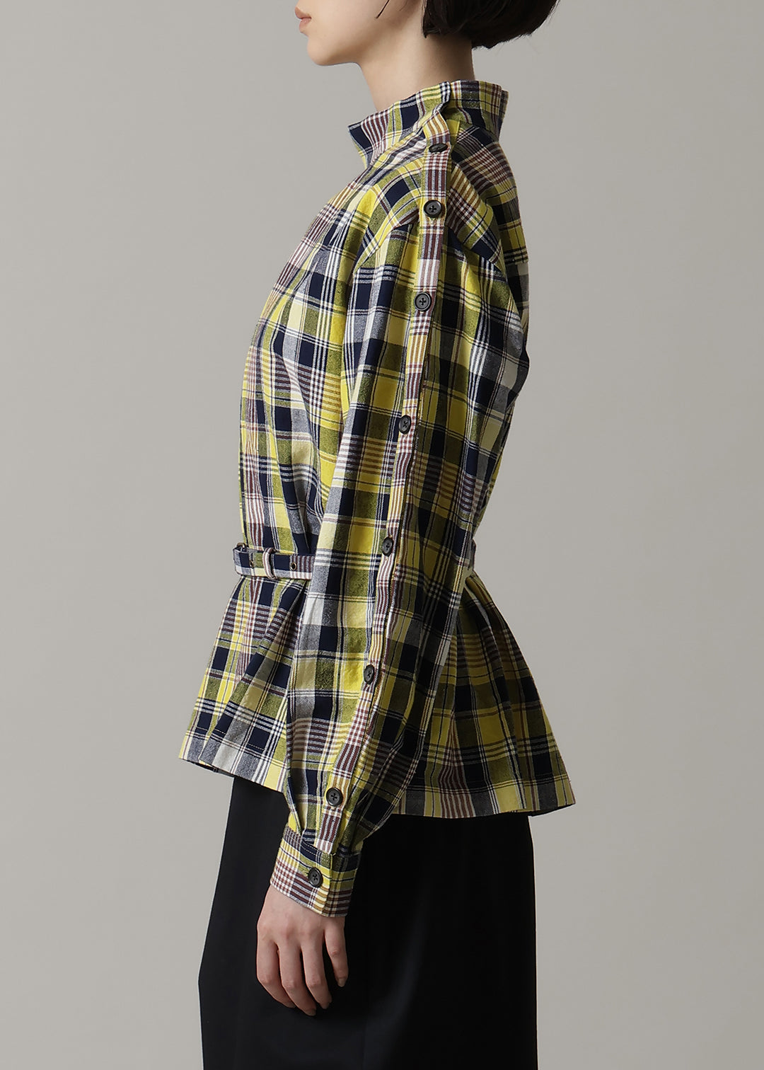 Xing Side Button Tunic 56dt check