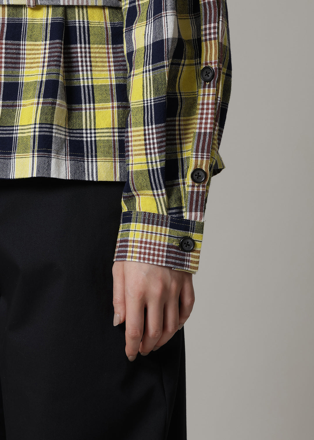 Xing Side Button Tunic 56dt check