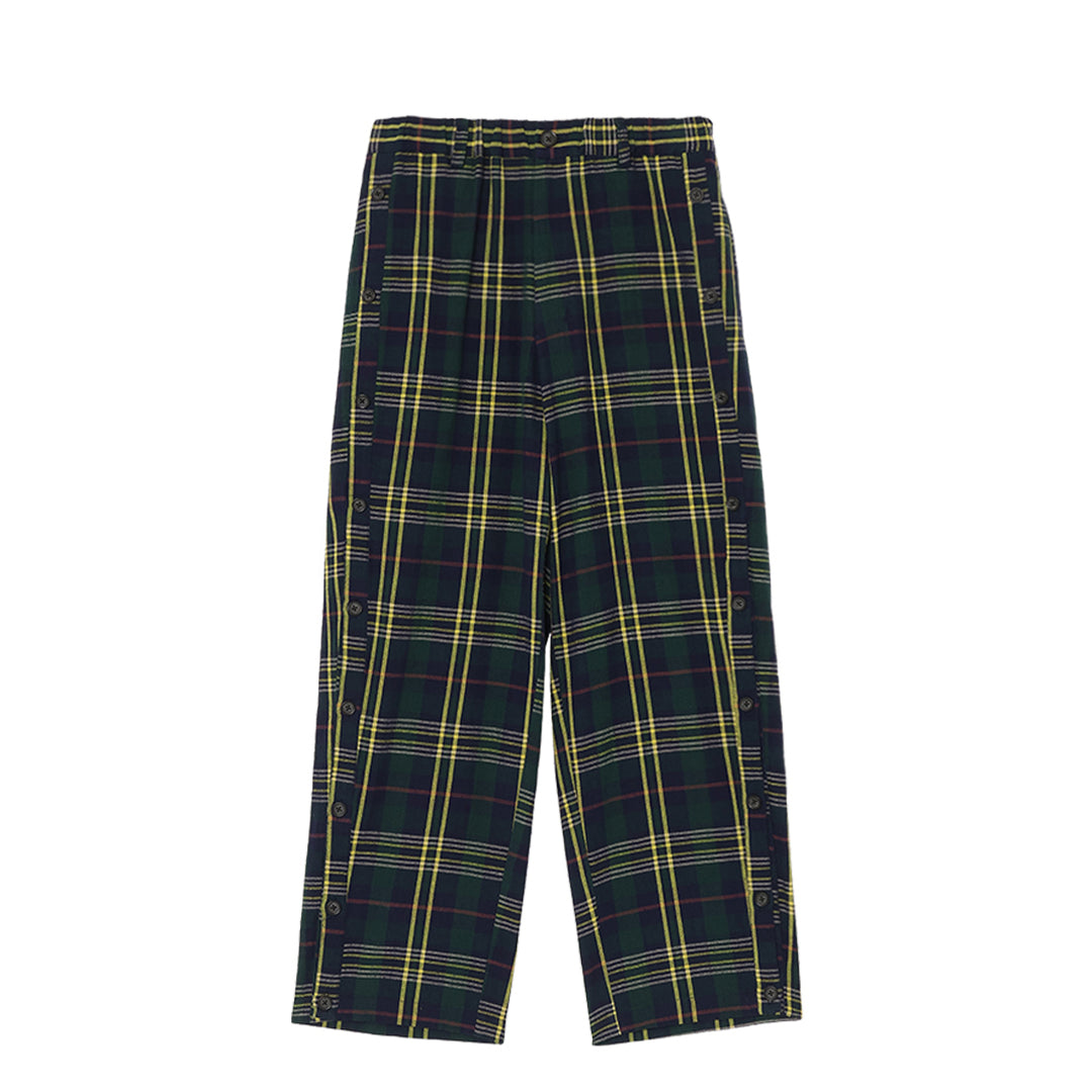 Xing Side Button Pants 56dt check