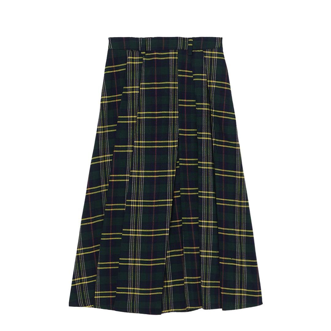 Kaname Uneven Pleat SK 56dt check