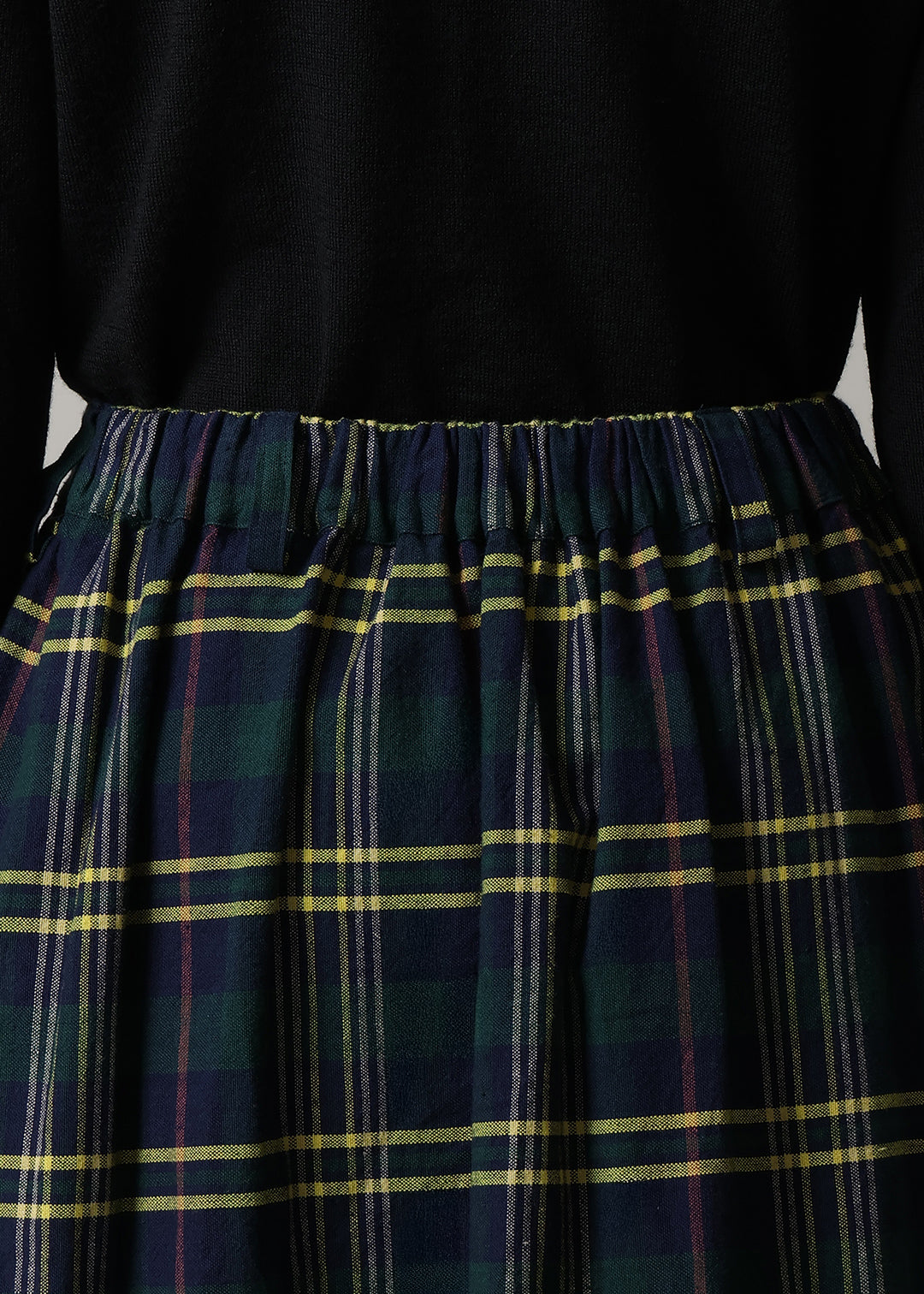 Kaname Uneven Pleat SK 56dt check