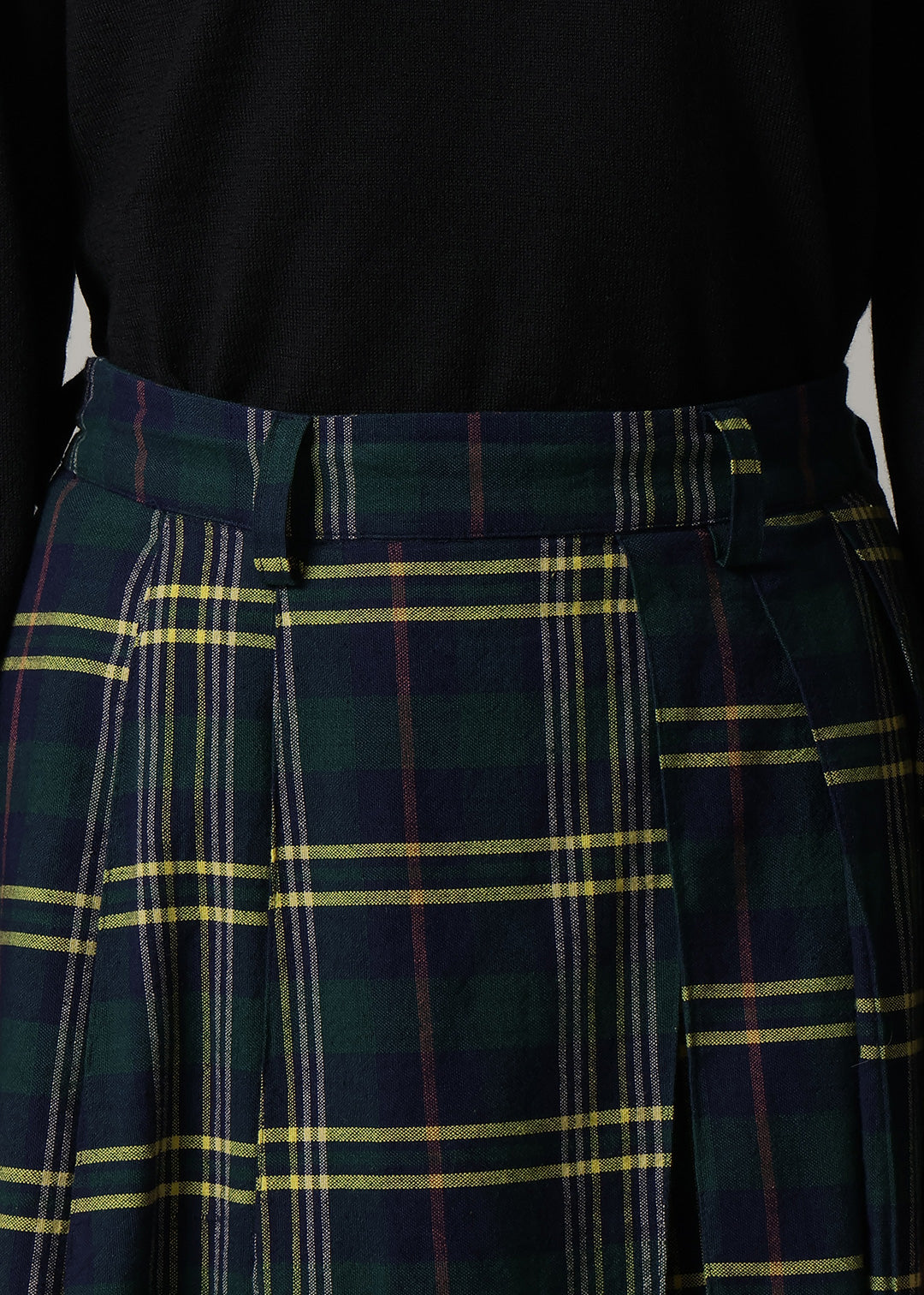 Kaname Uneven Pleat SK 56dt check