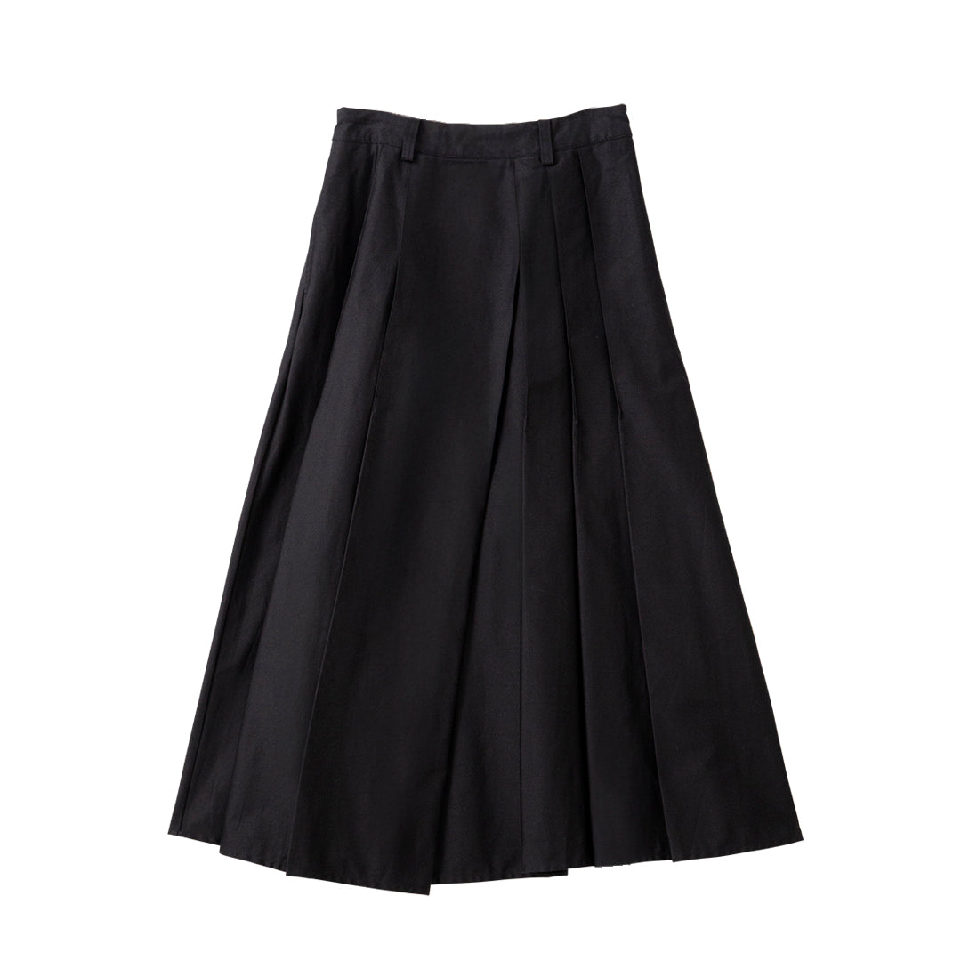 Kaname Uneven Pleat SK Cotton Chino