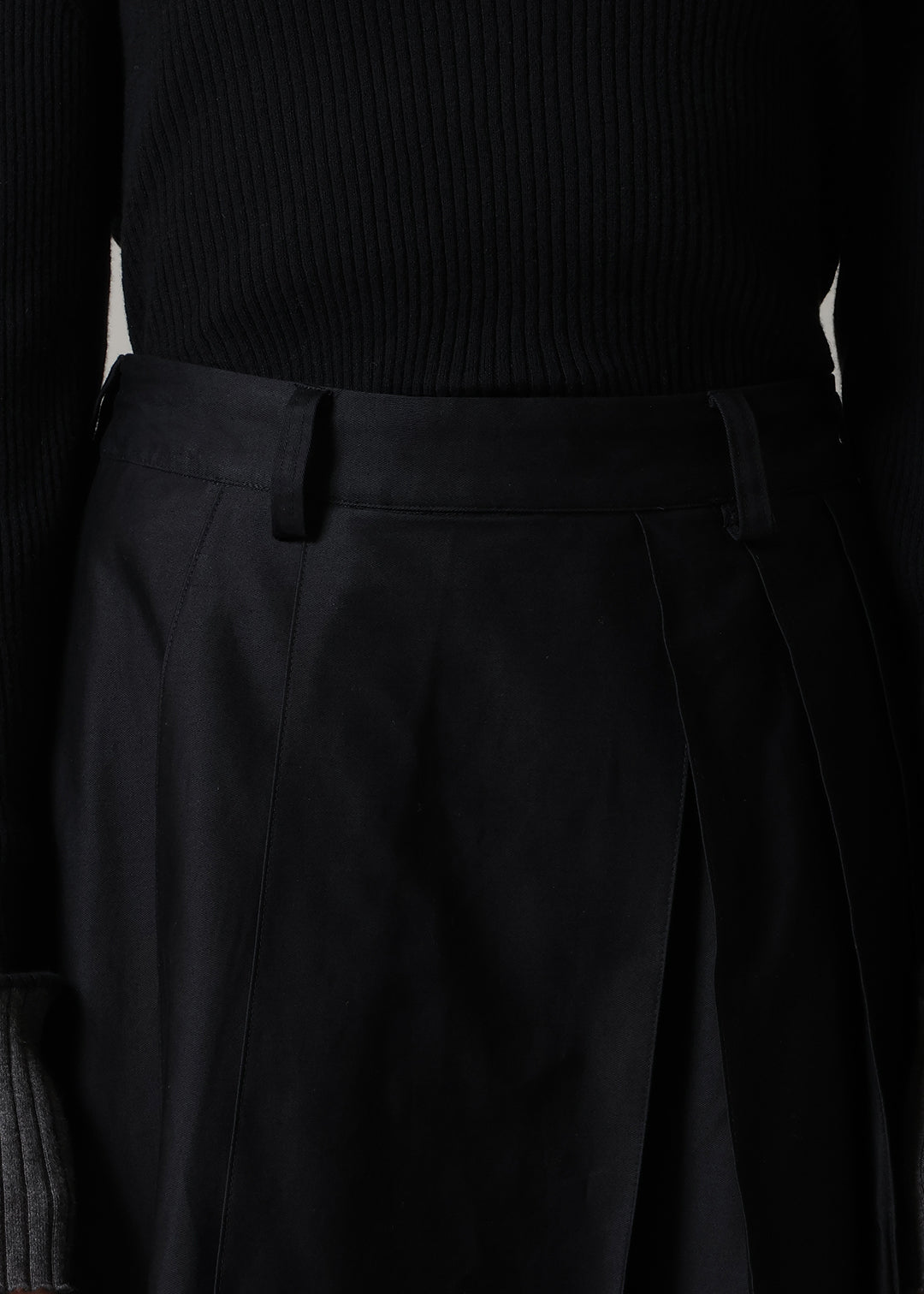 Kaname Uneven Pleat SK Cotton Chino