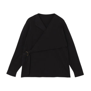 ユラギ ベルトシャツ オーガニックコットン