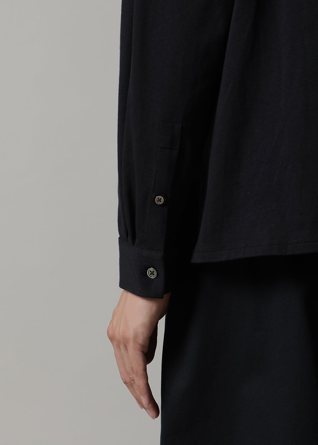 Yuragi Belted Shirt Organic Cotton