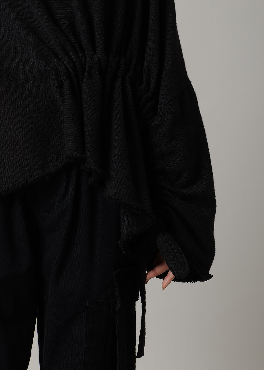 Rhythm Waist Gather Tops 20dt Khadi