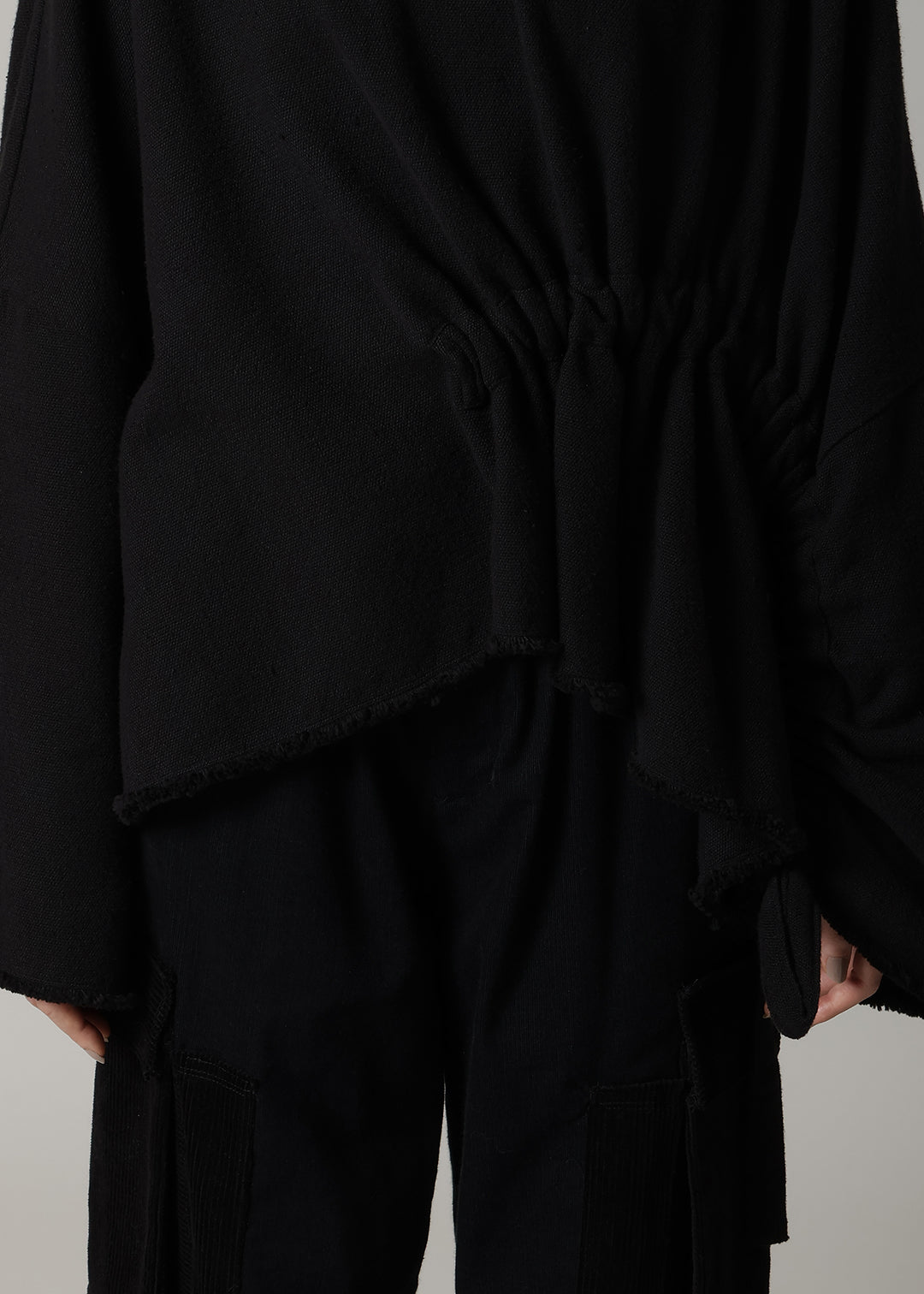 Rhythm Waist Gather Tops 20dt Khadi