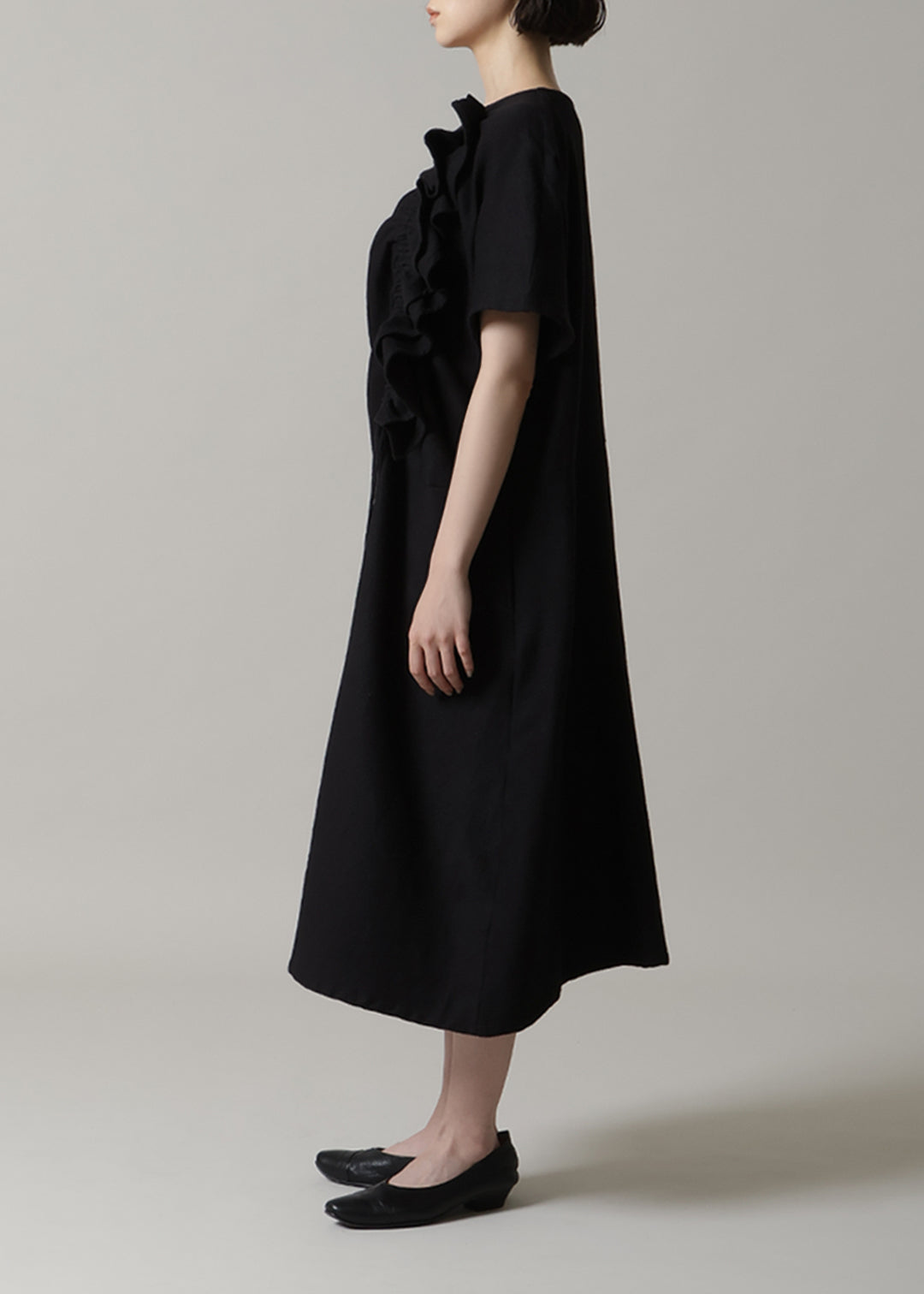 Rhythm Gather Frill OP 40tw Khadi