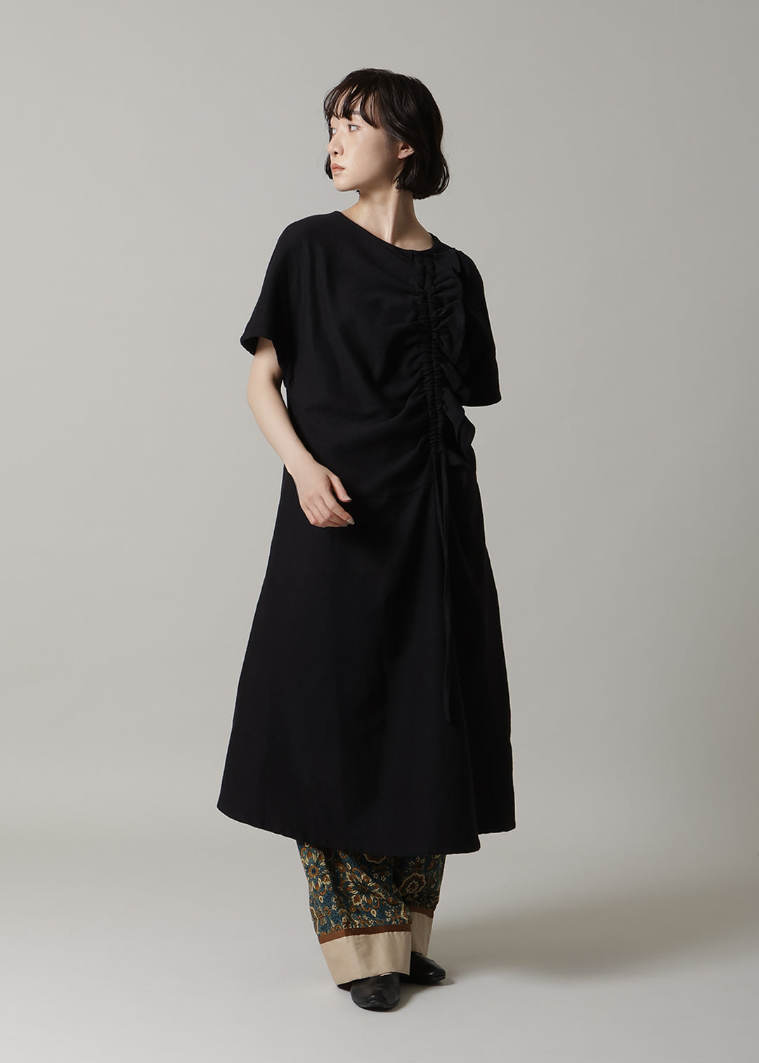 Rhythm Gather Frill OP 40tw Khadi