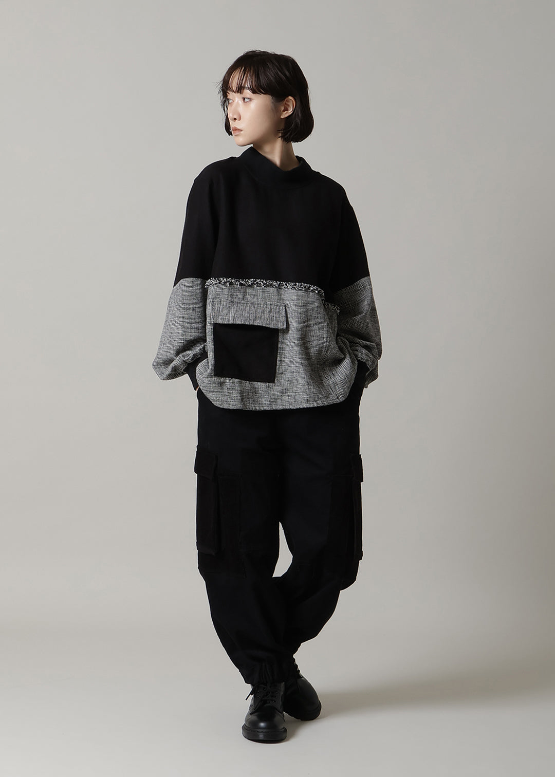 Play Patchwork Pullover Khadi