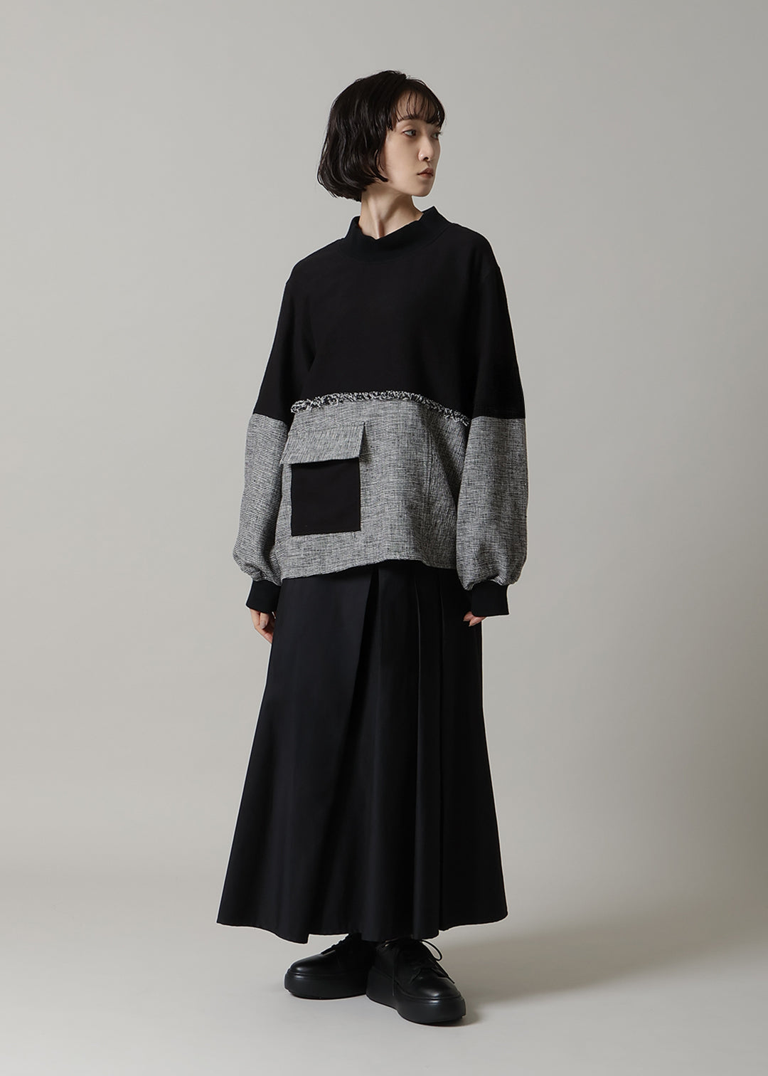 Play Patchwork Pullover Khadi