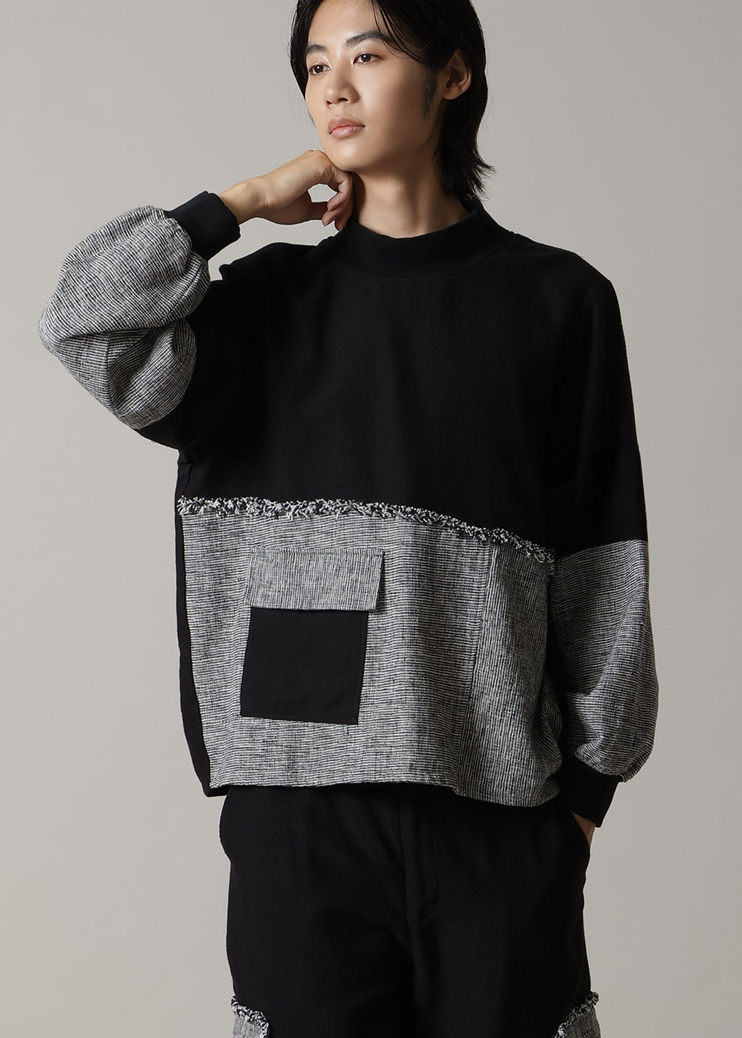 Play Patchwork Pullover Khadi