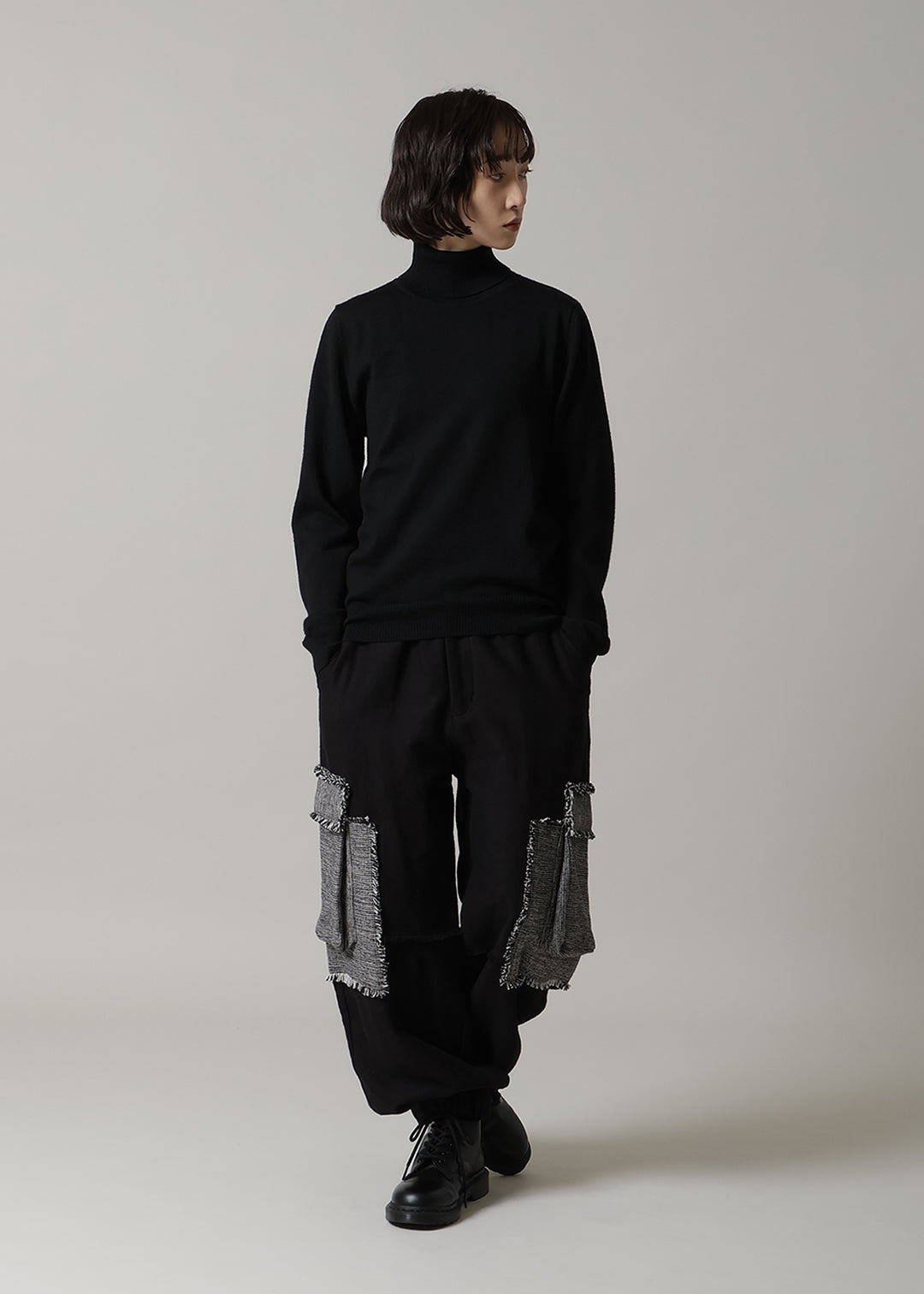 Play Patchwork Pocket Pants Khadi