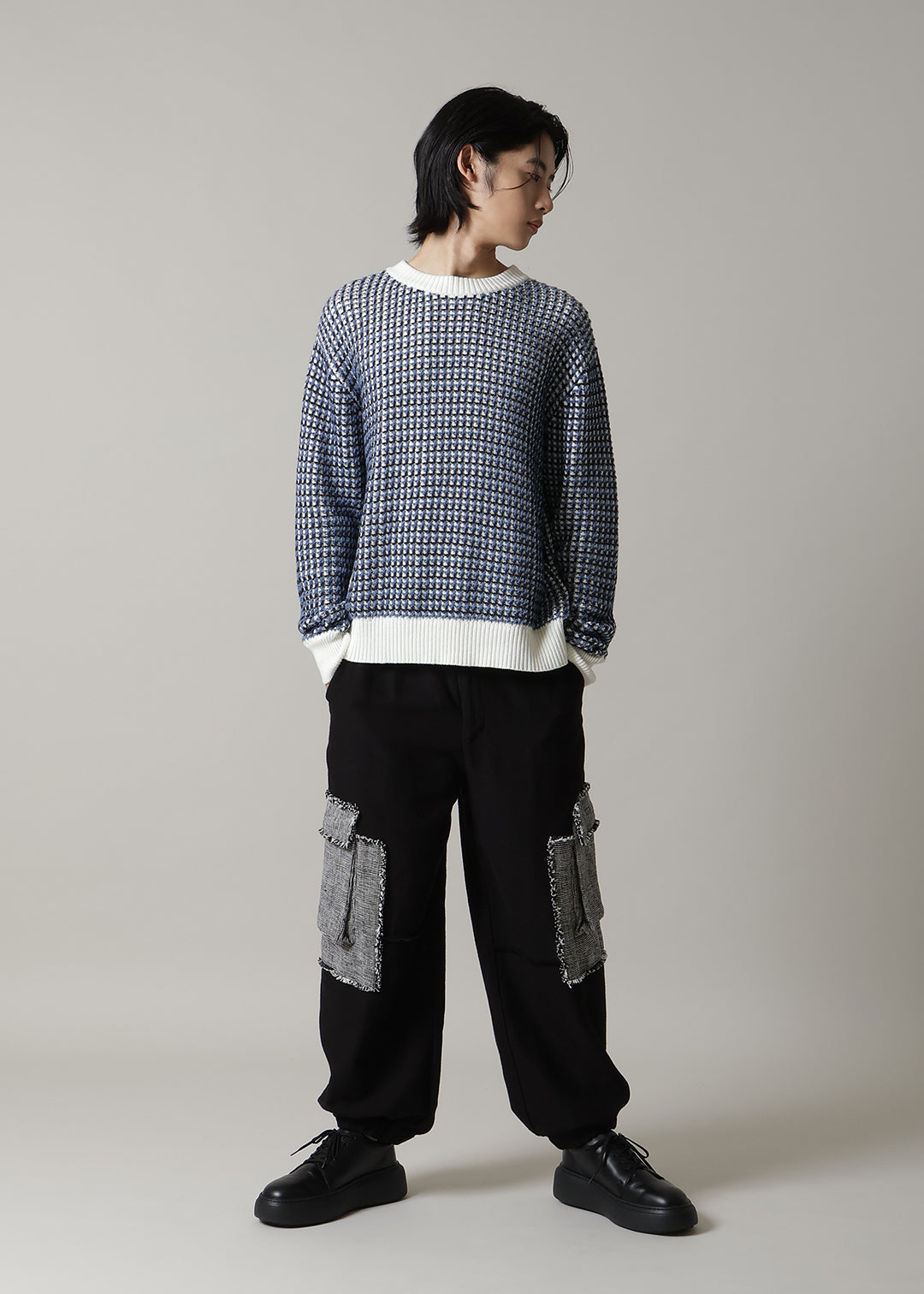 Play Patchwork Pocket Pants Khadi