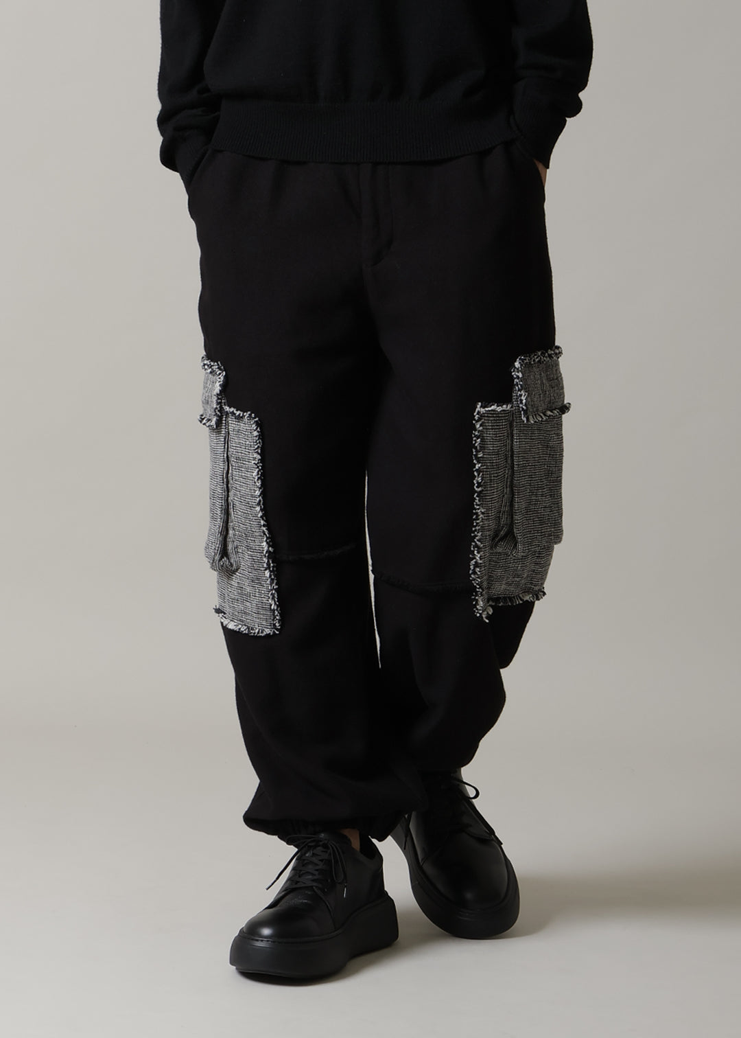 Play Patchwork Pocket Pants Khadi