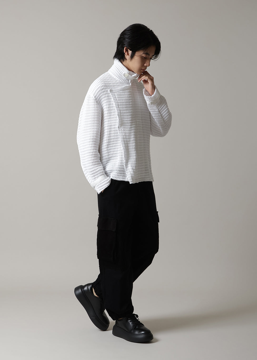 Yuragi Asymmetry BL Waffle Gauze