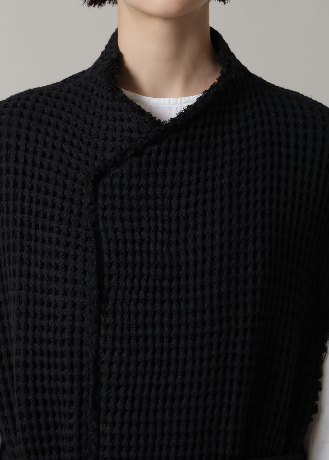 Yuragi Multi Gilet Waffle Gauze