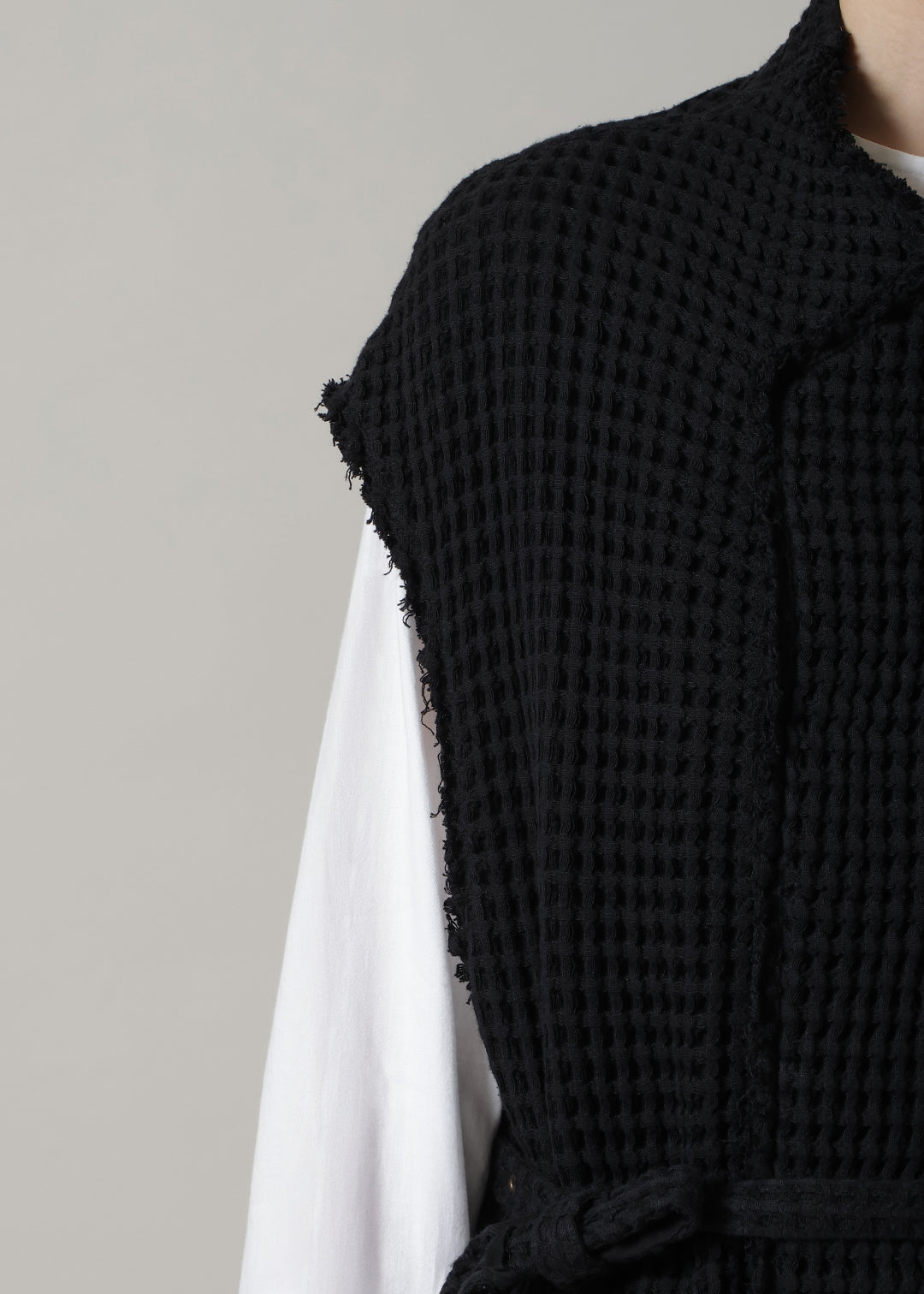 Yuragi Multi Gilet Waffle Gauze