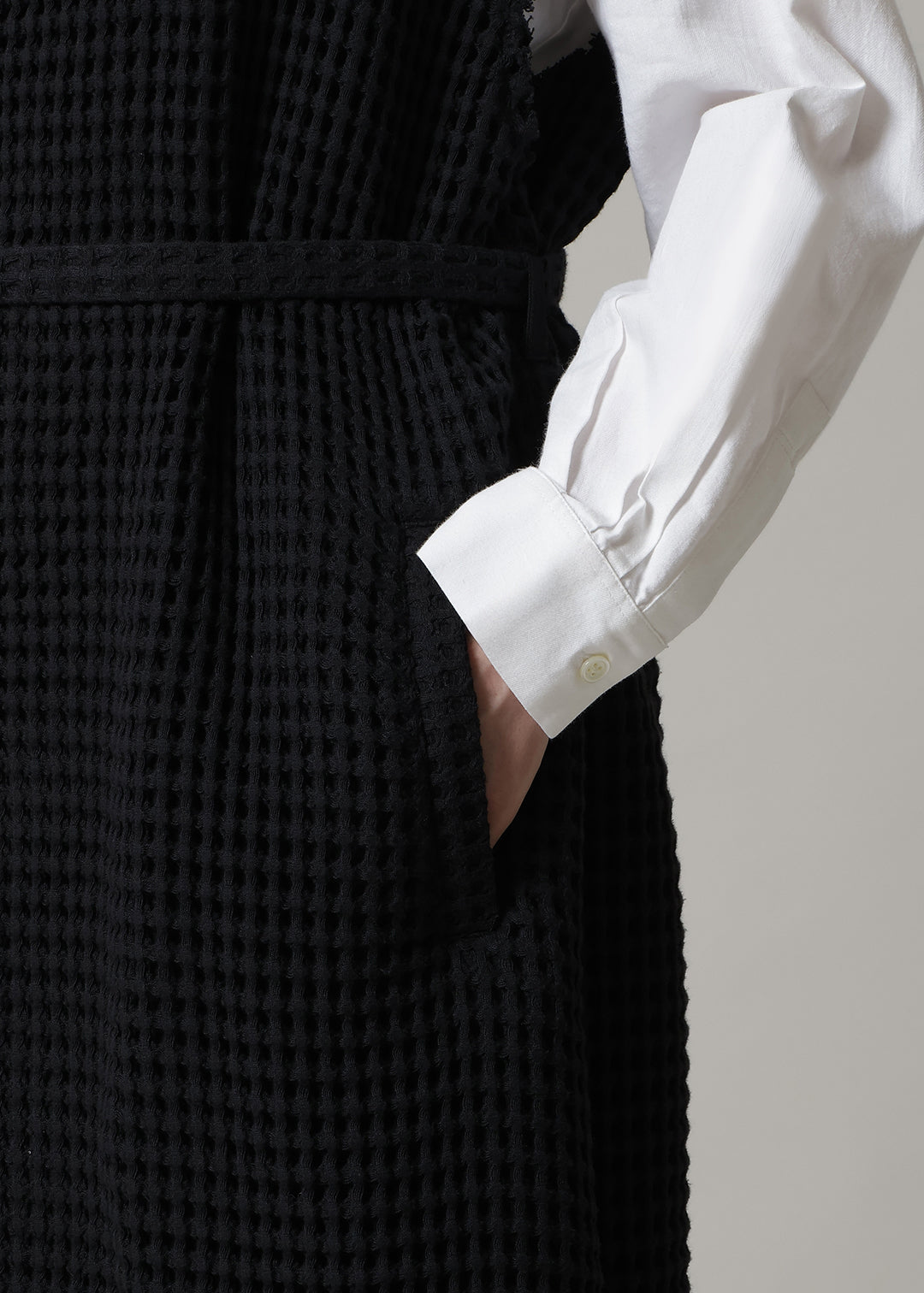 Yuragi Multi Gilet Waffle Gauze