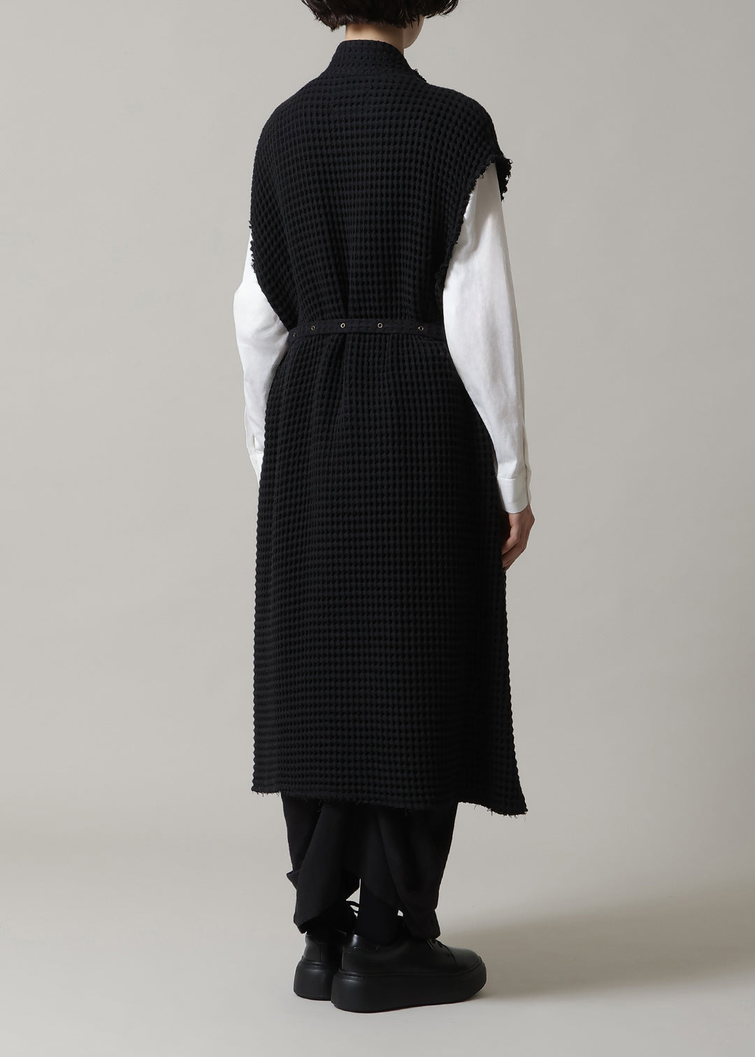 Yuragi Multi Gilet Waffle Gauze