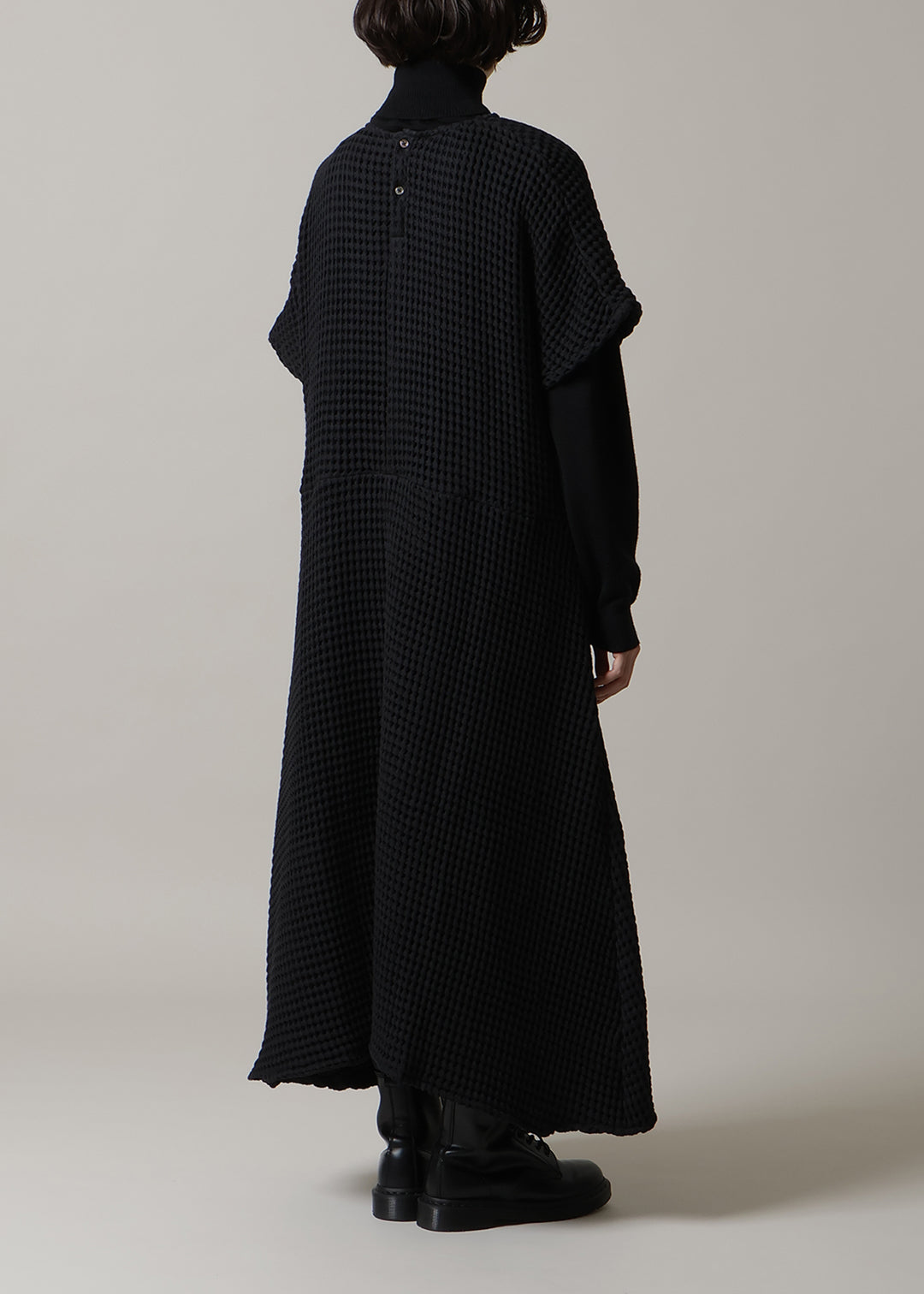 Rhythm Gather Frill OP Waffle Gauze