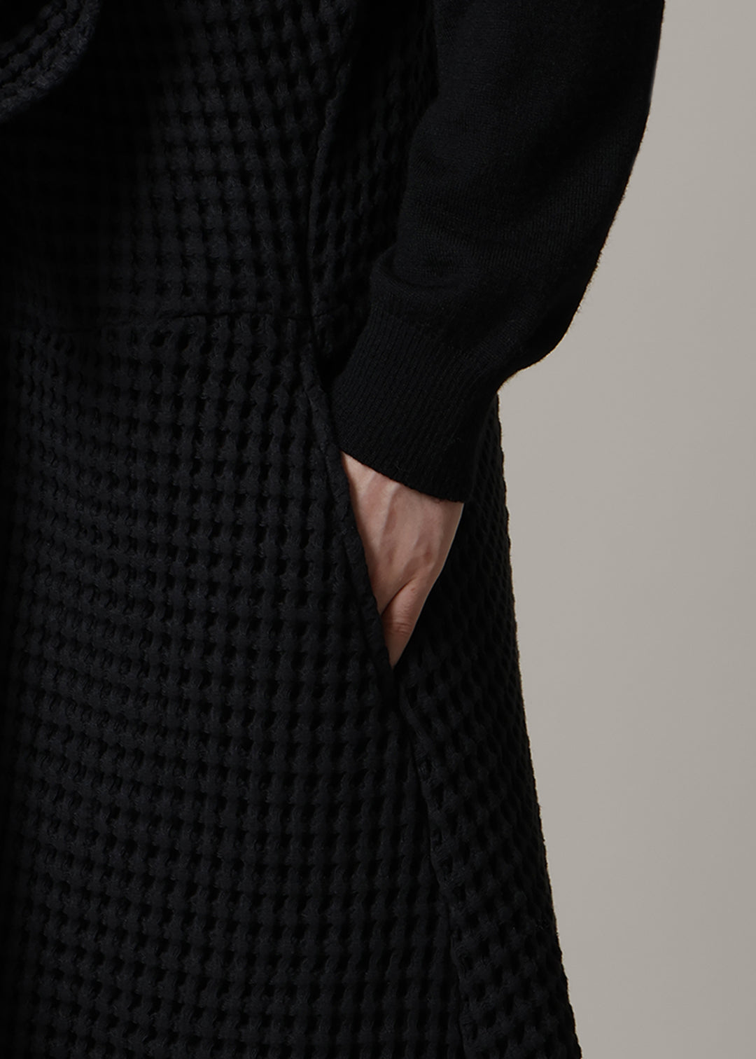 Rhythm Gather Frill OP Waffle Gauze