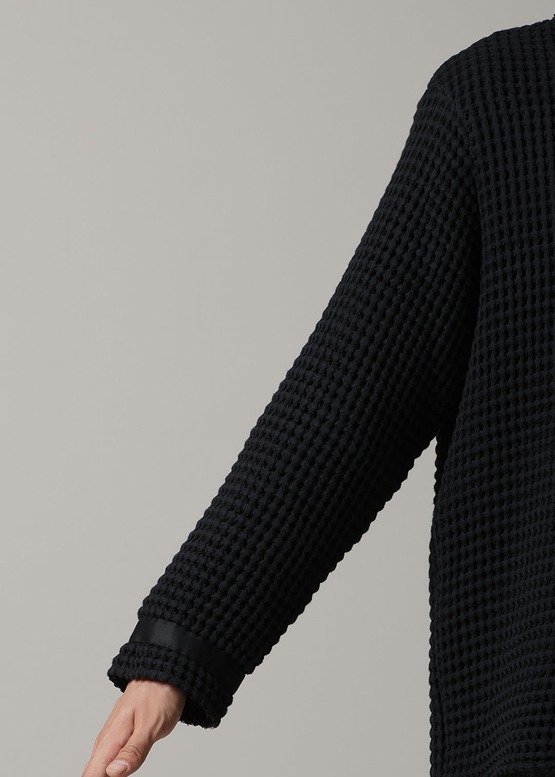 Matou Rolled Neck Tops Waffle Gauze