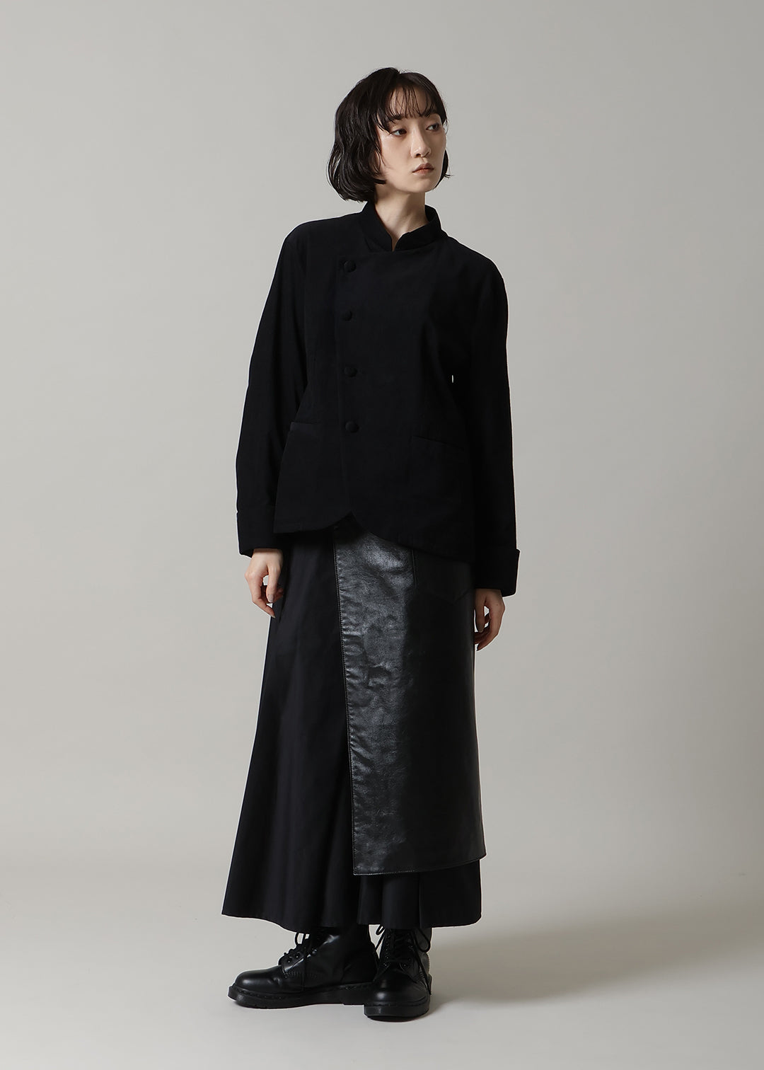 Obi Layered Leather Apron