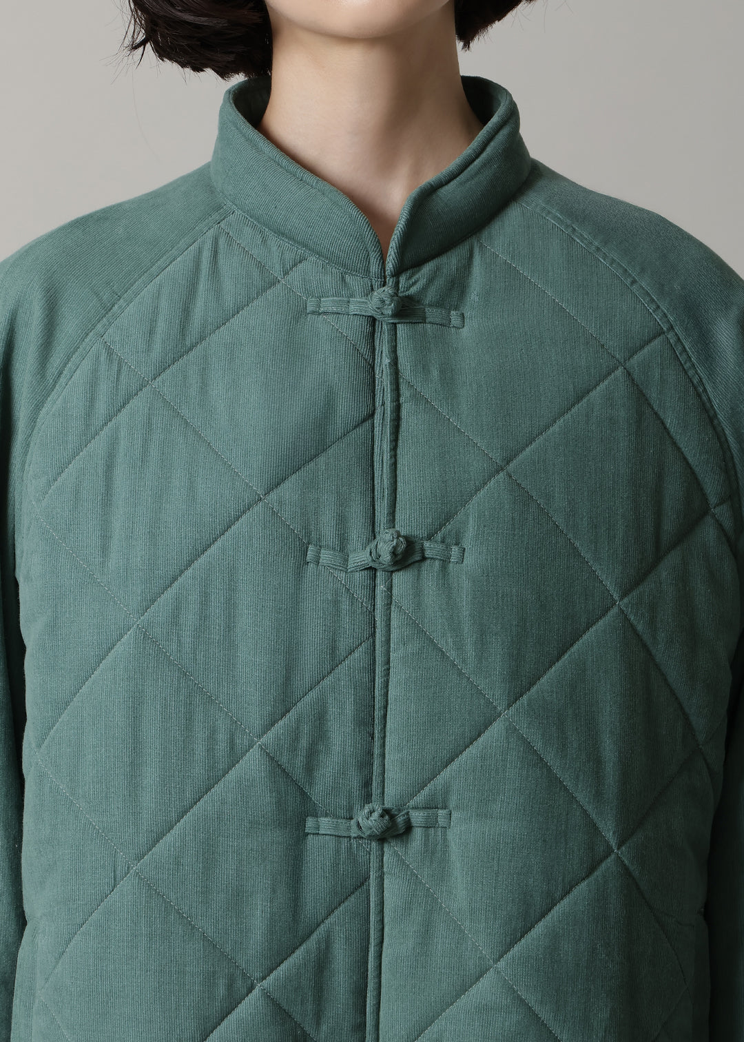 Xing Quilted China Blouson Corduroy