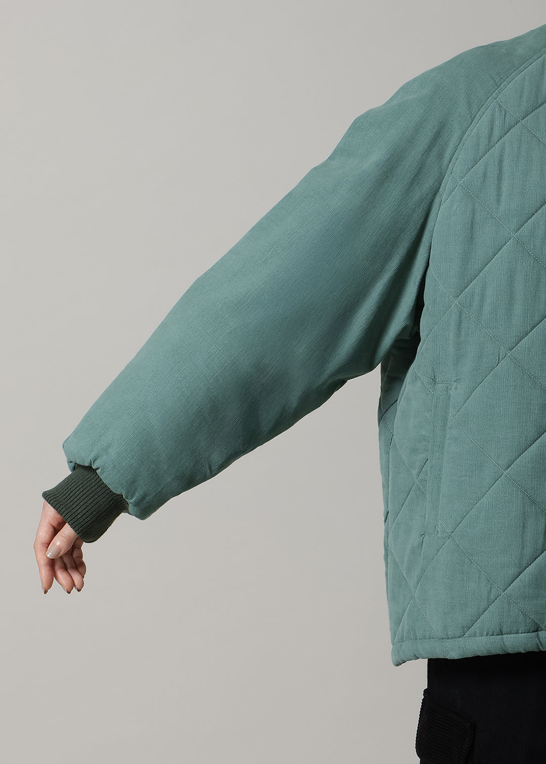 Xing Quilted China Blouson Corduroy