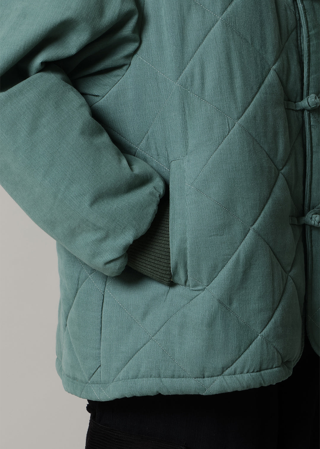 Xing Quilted China Blouson Corduroy