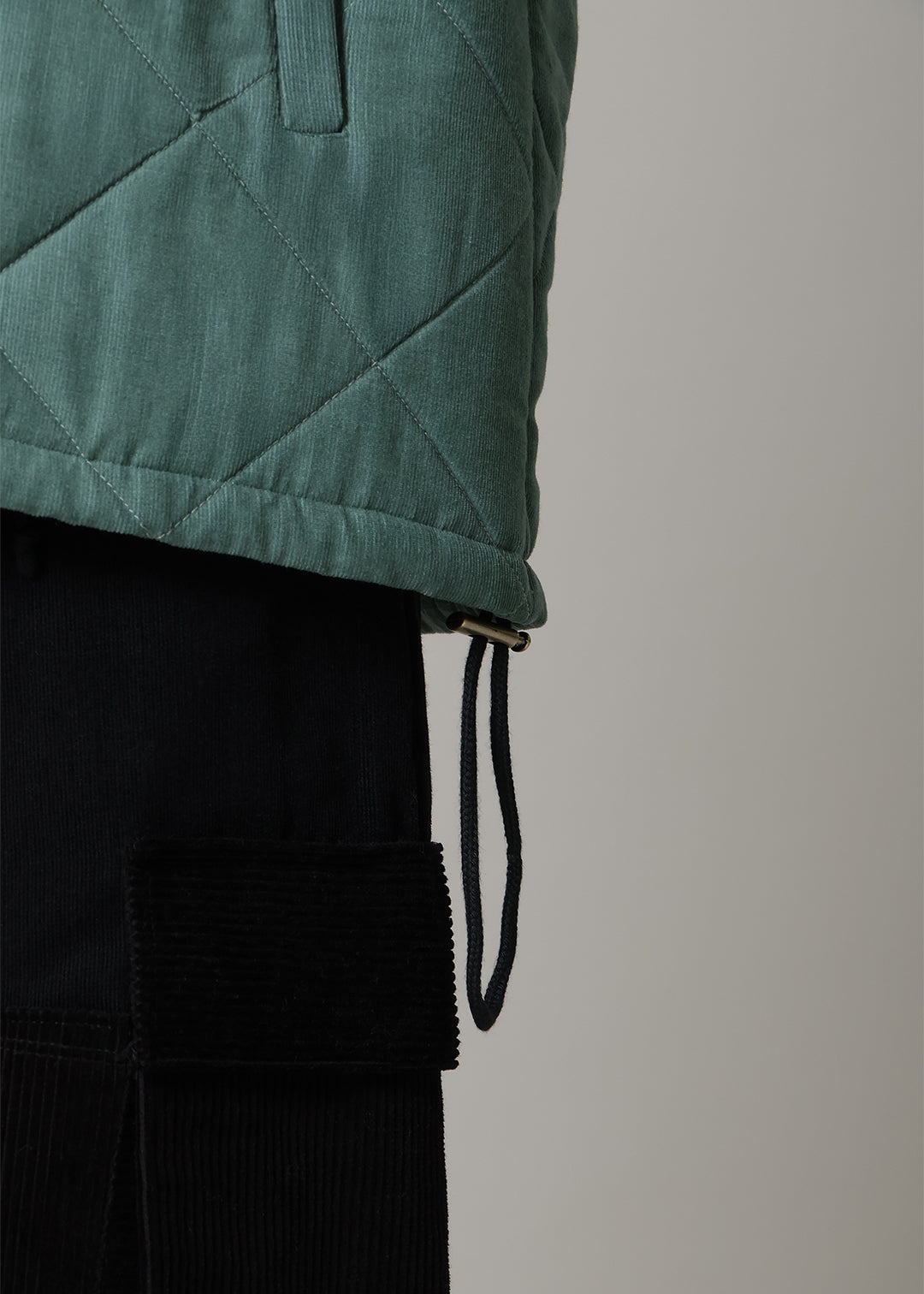 Xing Quilted China Blouson Corduroy